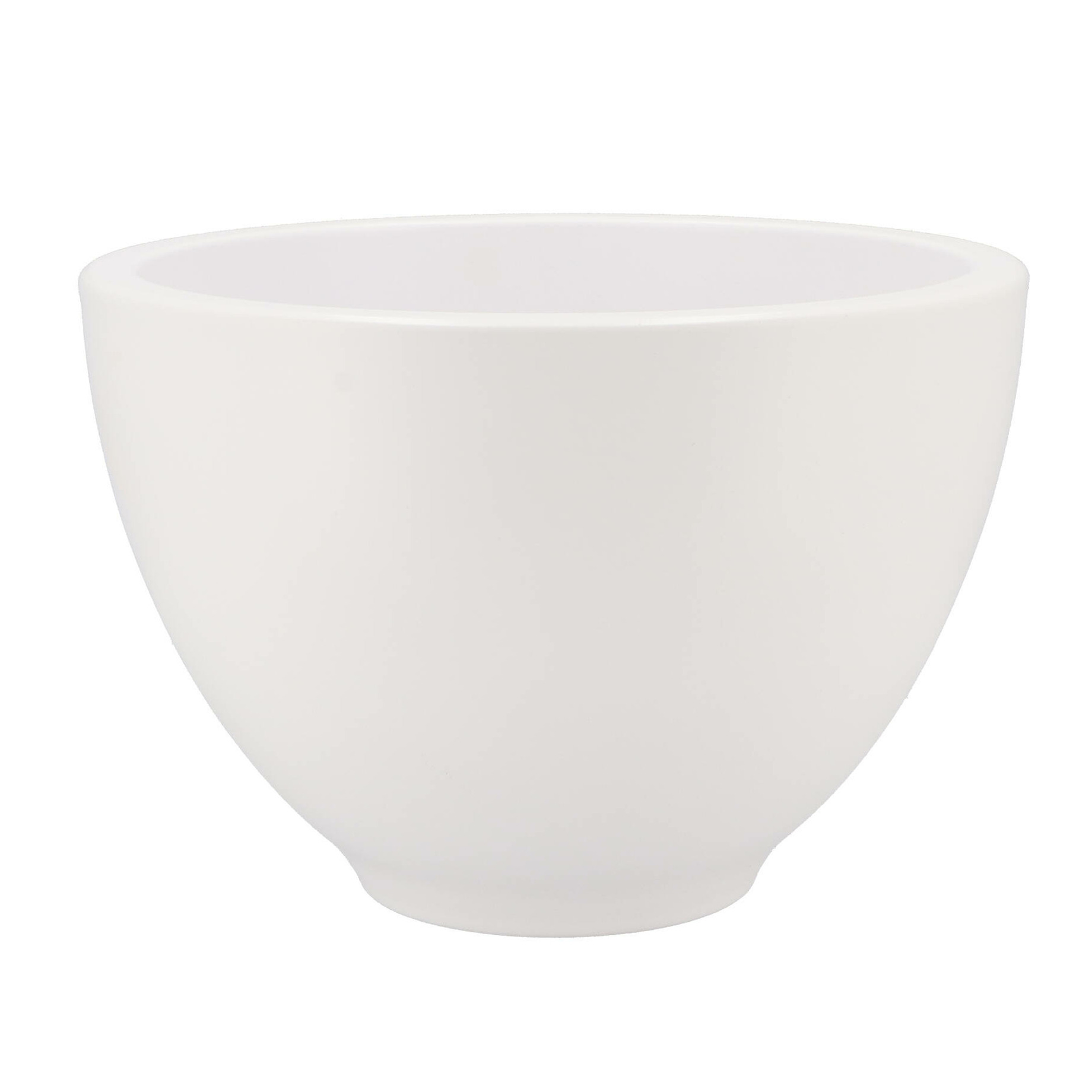 DK Design bloempot Vinci - wit mat - voor kamerplant - D21 x H31 cm -