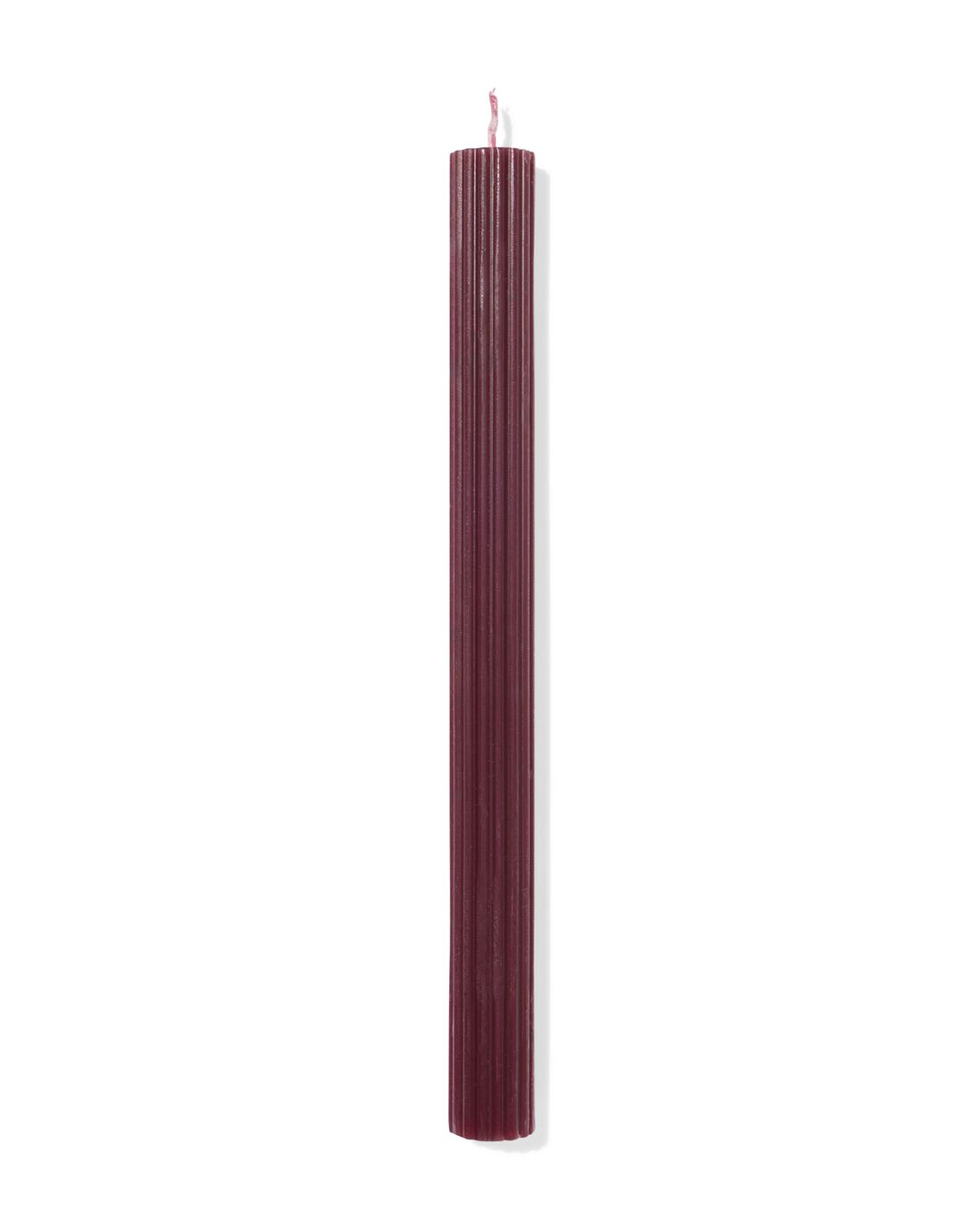 HEMA Huishoudkaars Ø2.2x24cm Reliëf Aubergine (aubergine)