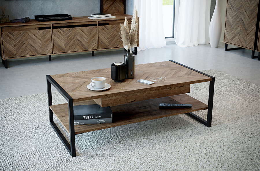 WOONENZO Salontafel Solletico