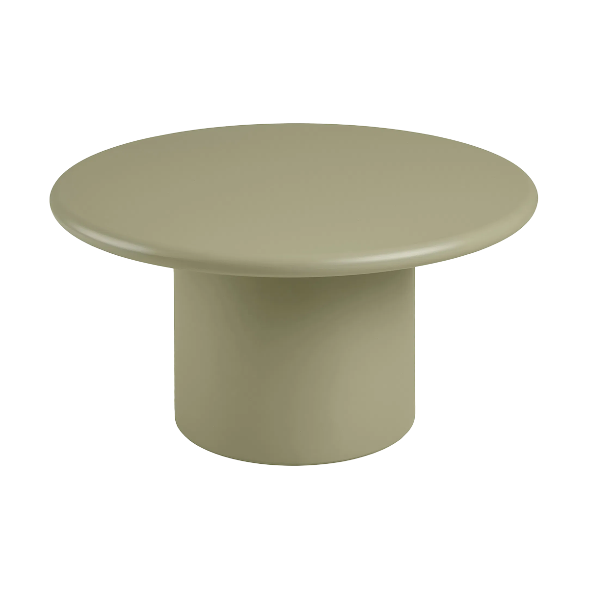 Artichok Nelson ronde houten salontafel groen - Ø 80 cm