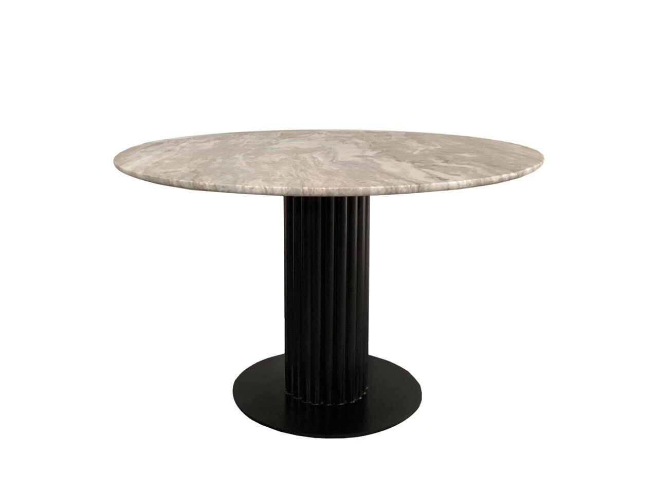 Richmond Interiors Richmond Ronde Eettafel Nyon Marmer, 120cm - Beige