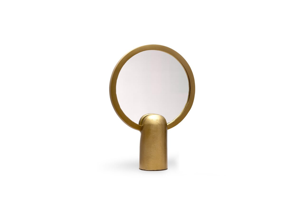 Richmond Interiors Richmond Staande Spiegel Gaby 25cm - Goud