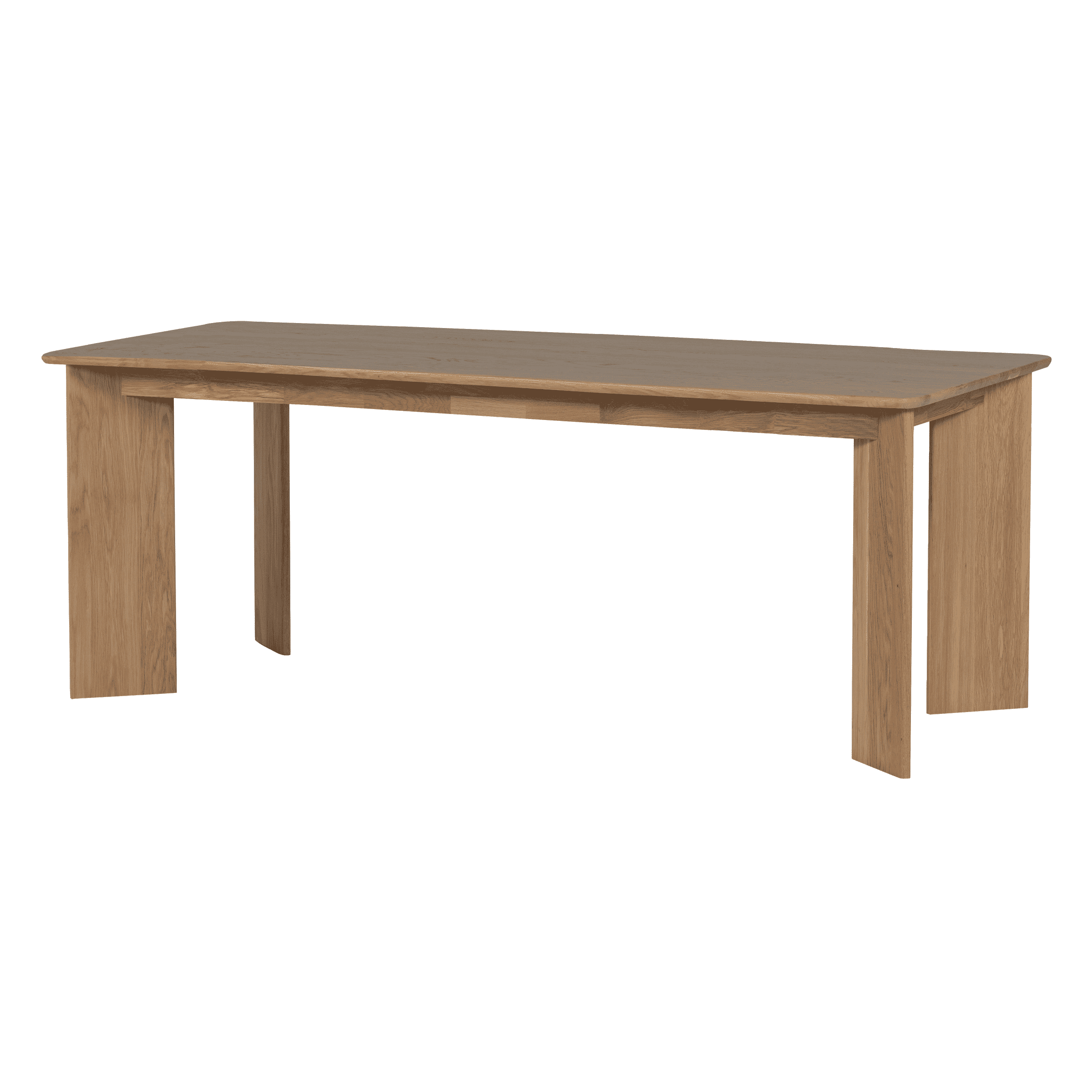 WOOOD Eettafel Tablo Eikenhout, 180 x 100cm - Transparant