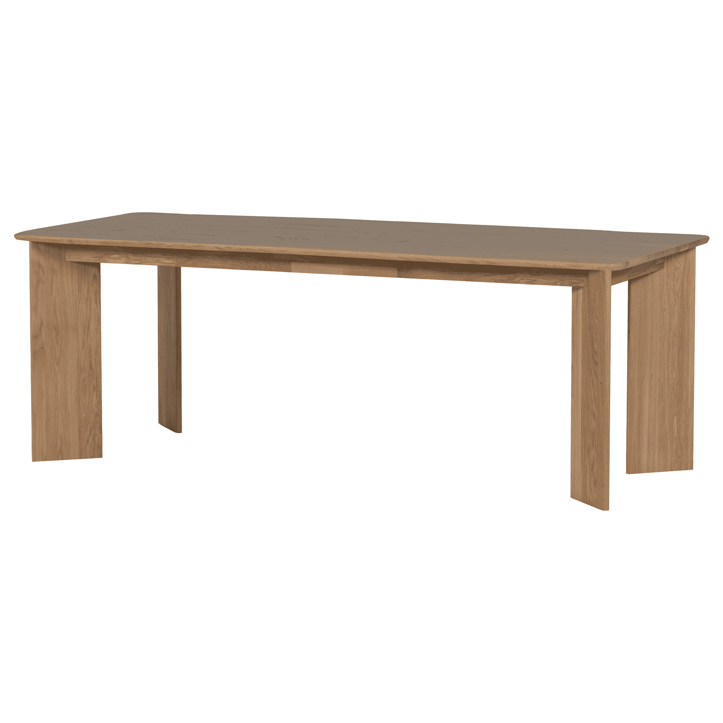 WOOOD Eettafel Tablo Eikenhout, 220 x 100cm - Transparant