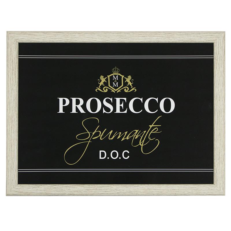 Mars & More Schootkussen Prosecco zwart 43x33x9cm