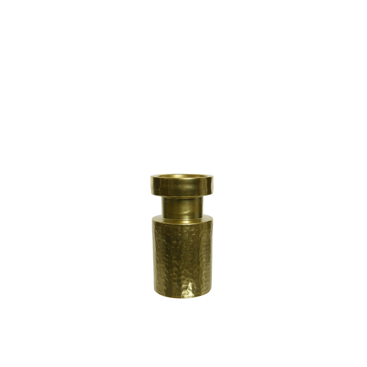 Ksd Kandelaar aluminium d9.5h23cm gd - 
