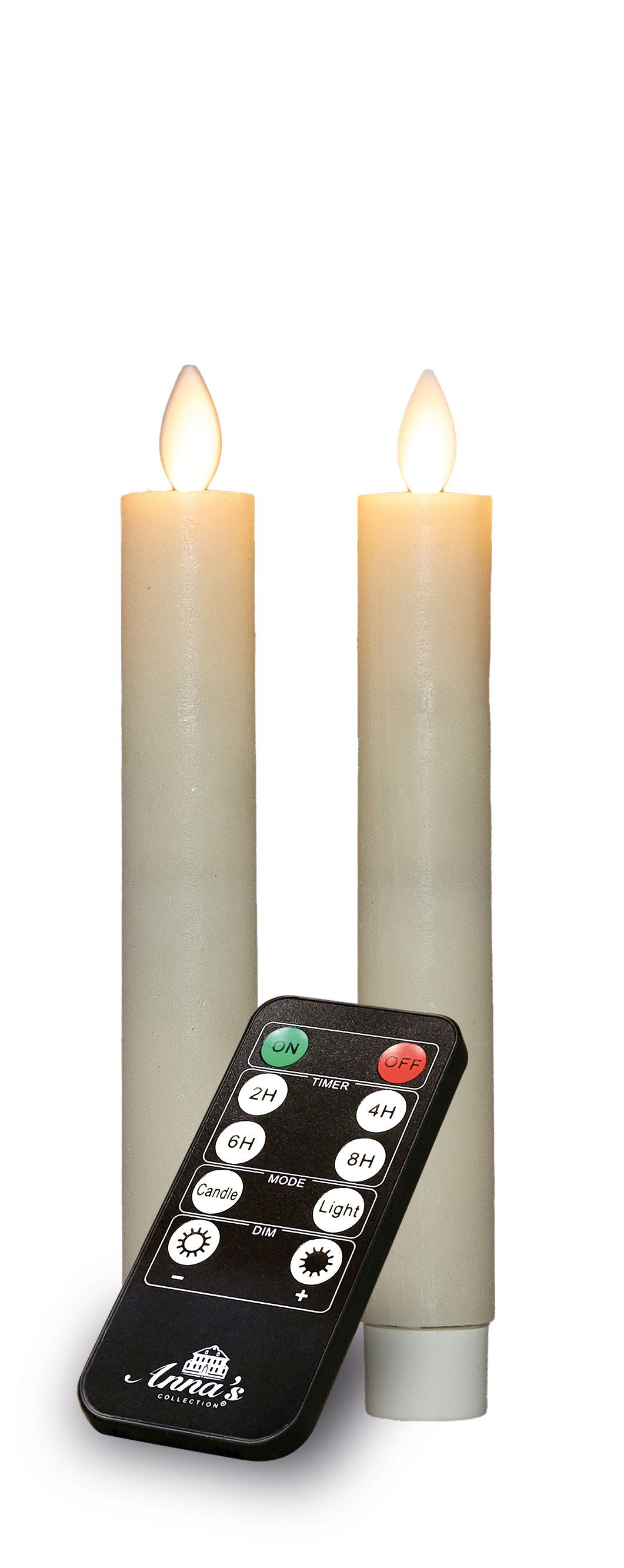 Annas collection Dinerkaars-USB wax 18 cm ivoor - 