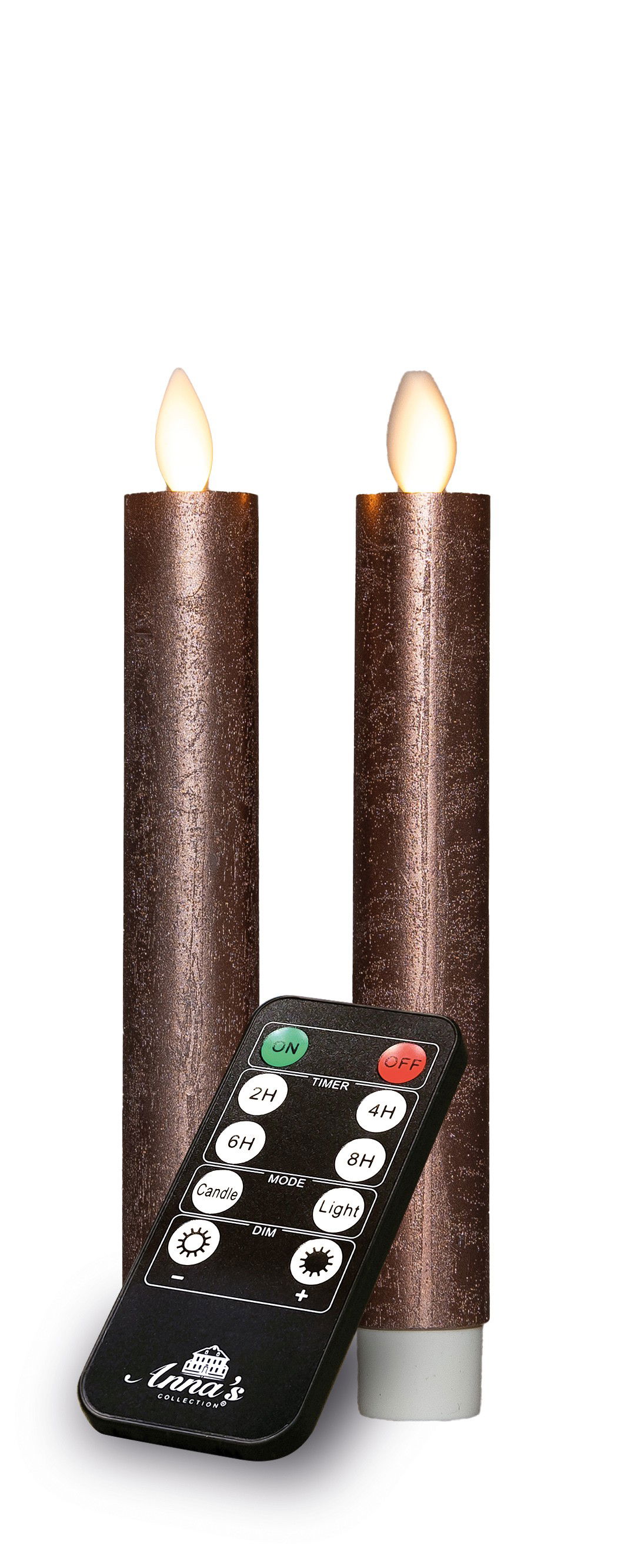 Annas collection Dinerkaars-USB wax 18 cm brons - 