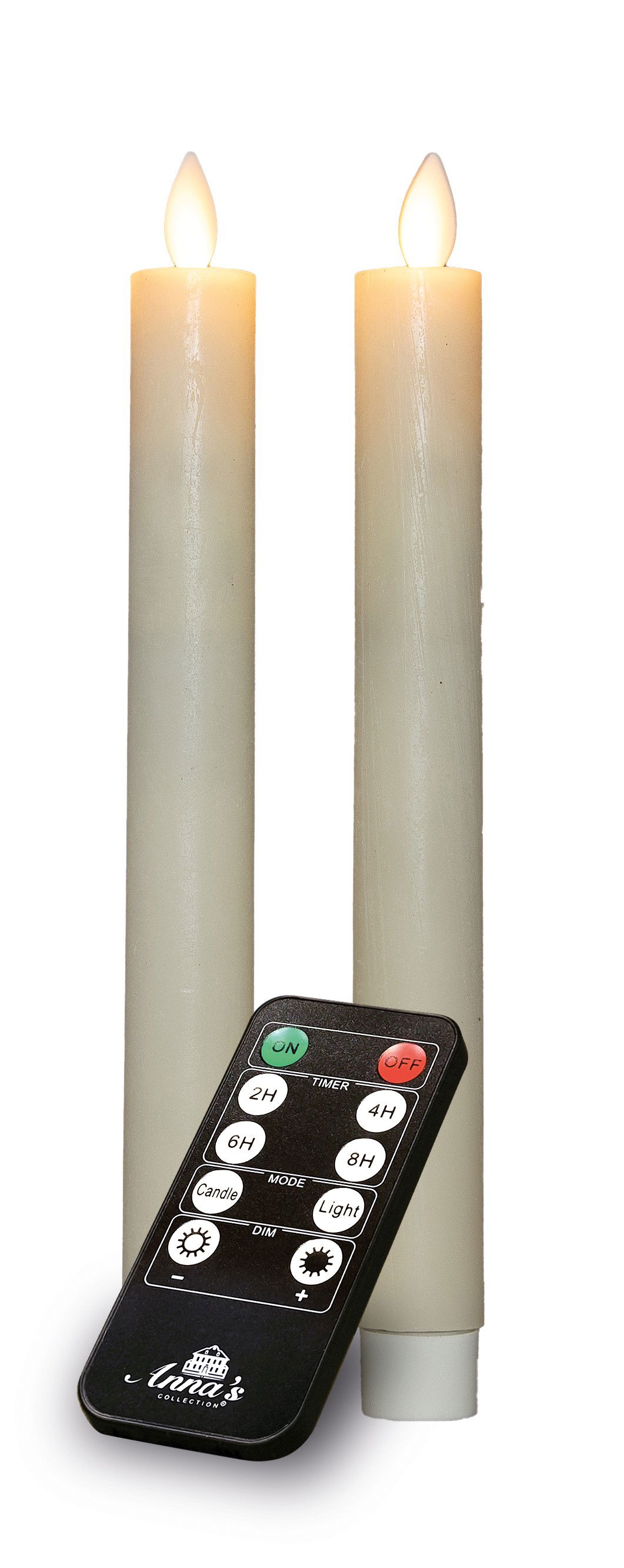 Annas collection Dinerkaars-USB wax 23 cm ivoor - 