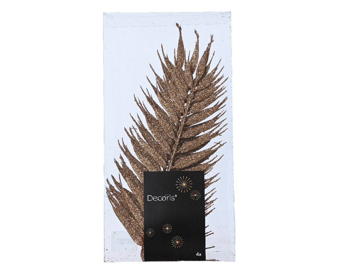 Decoris Spray plastic l0.33b15h42 cm gember 4st - 