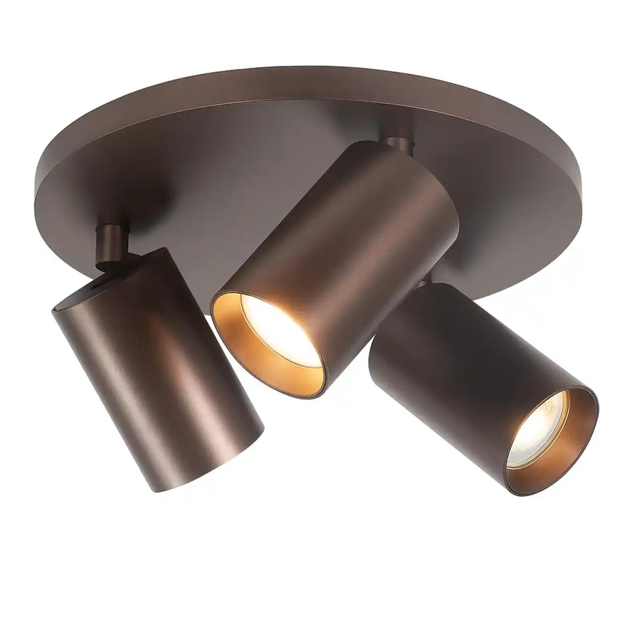 Highlight Spot Mila 3 lichts Ø 25 cm cacao