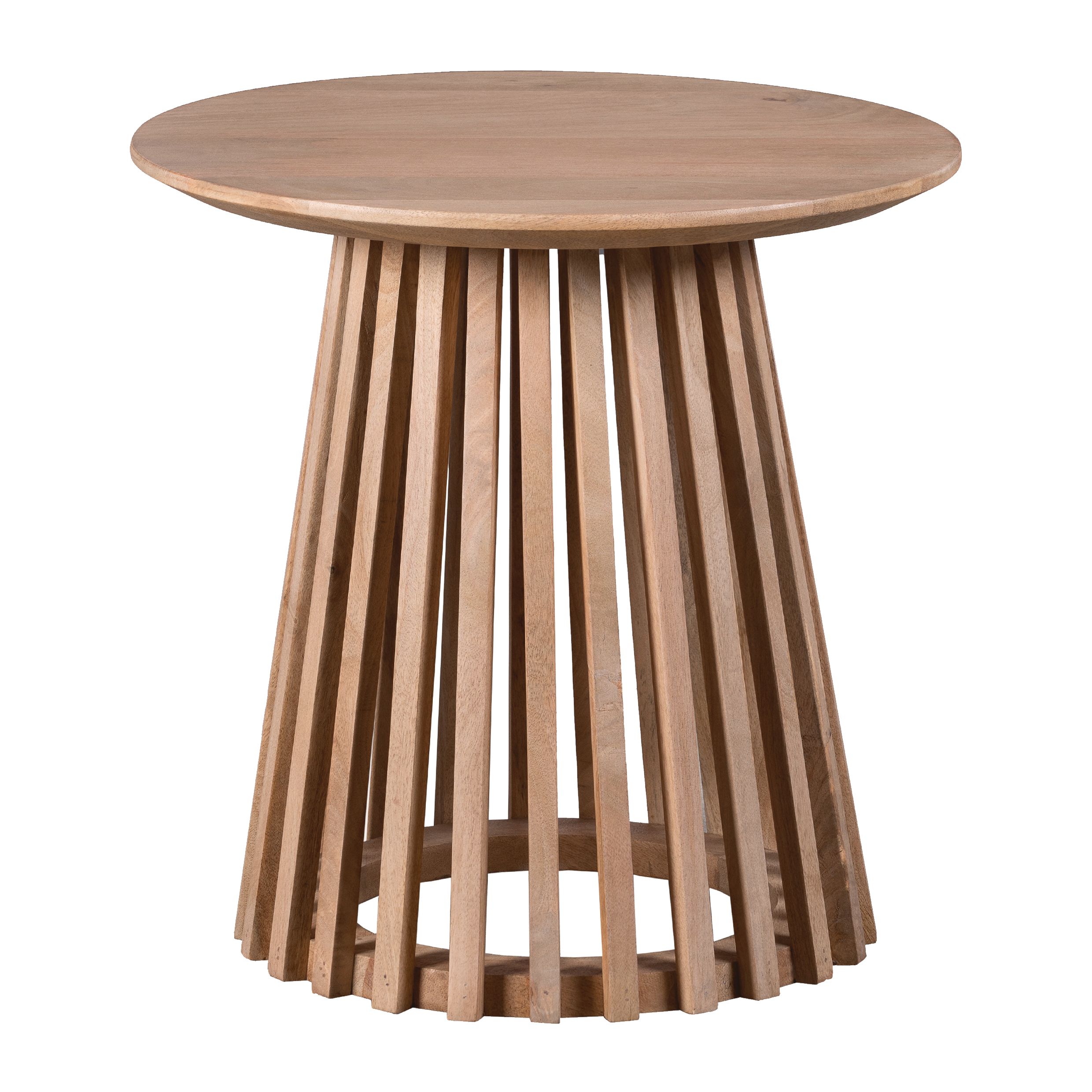 Lewis & Loft Bijzettafel Levi - FSC mangohout - Rond 50 - Naturel