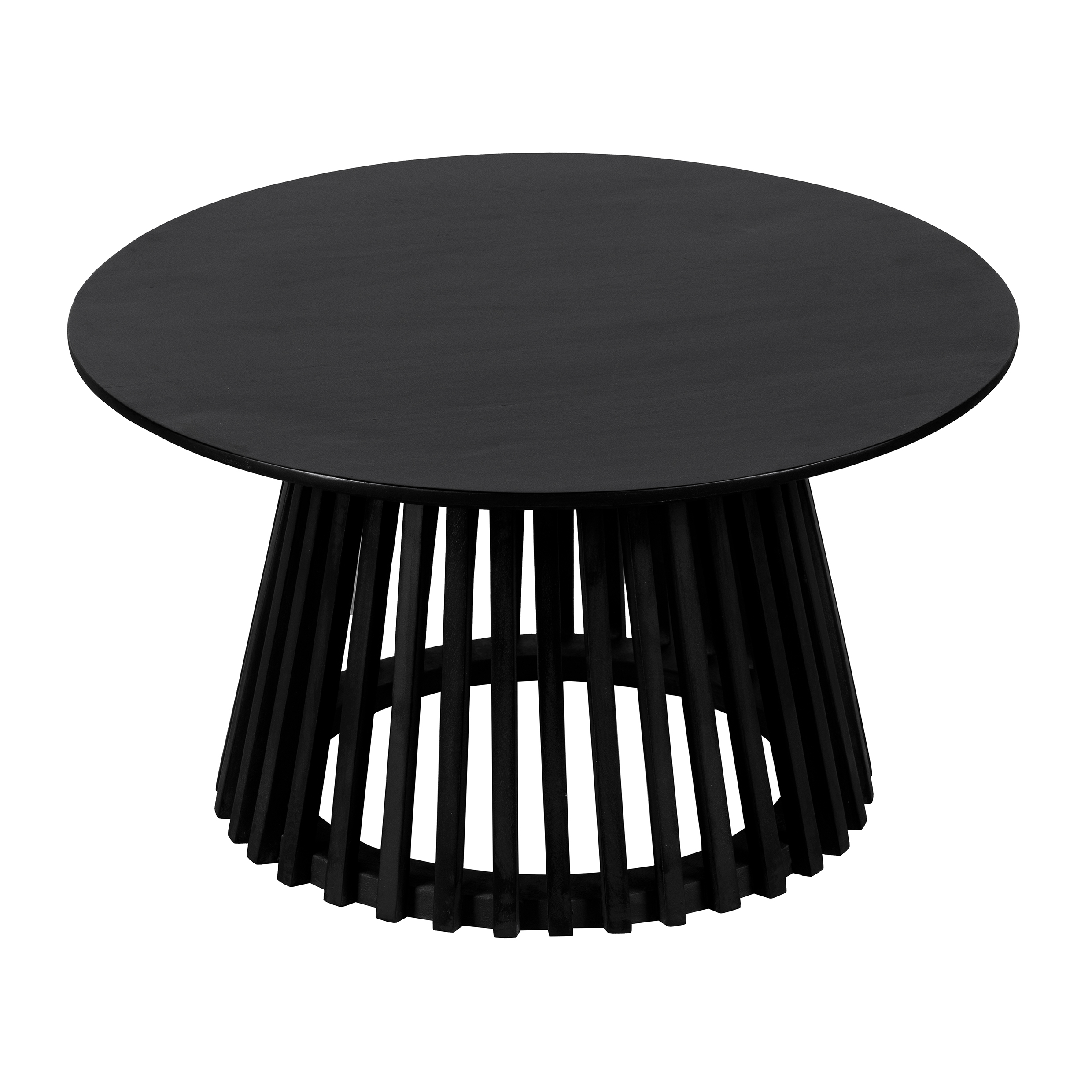 Lewis & Loft Salontafel Levi - FSC mangohout - Rond 70 - Zwart