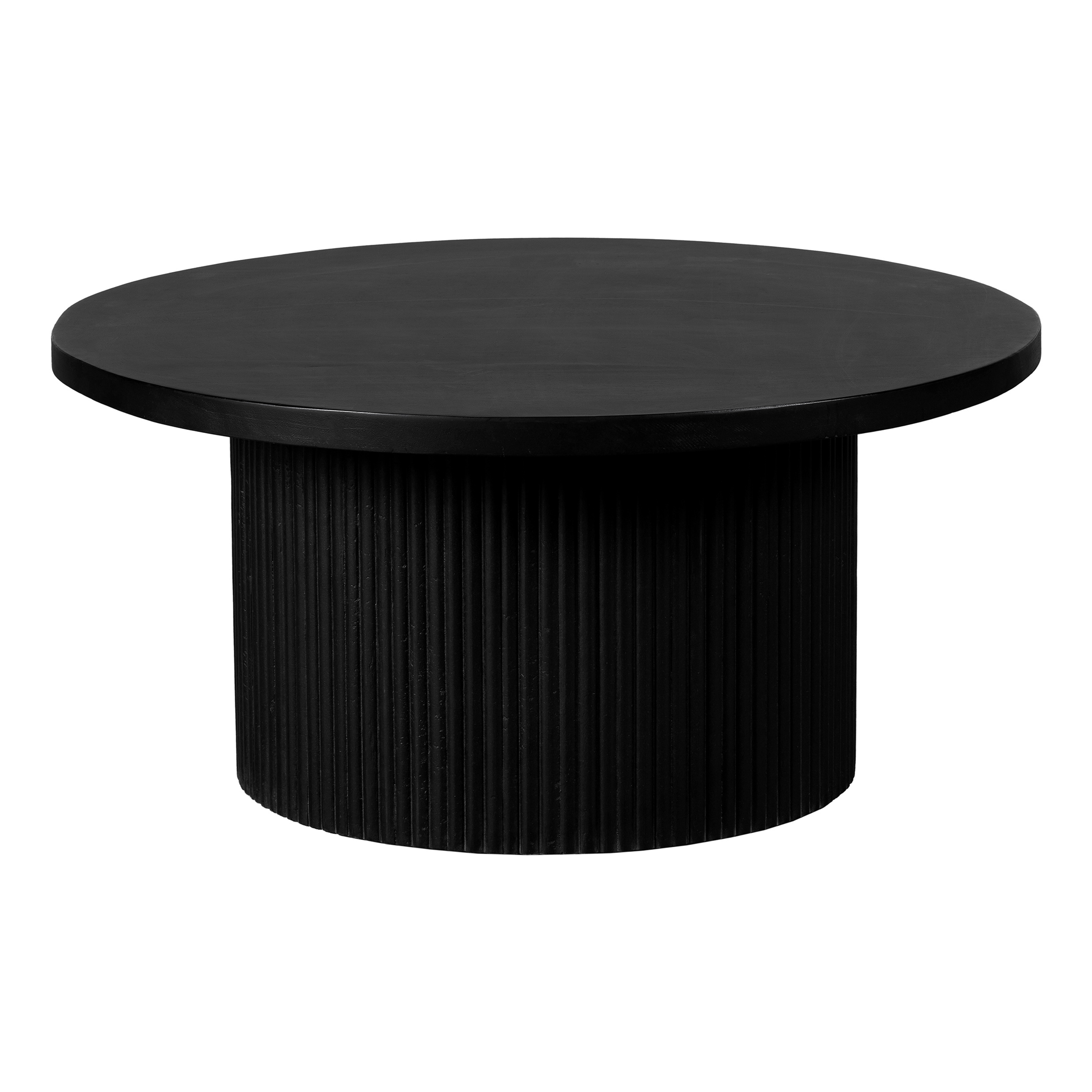 Lewis & Loft Ronde salontafel Laila - FSC Mangohout - Rond ⌀70 - Zwart