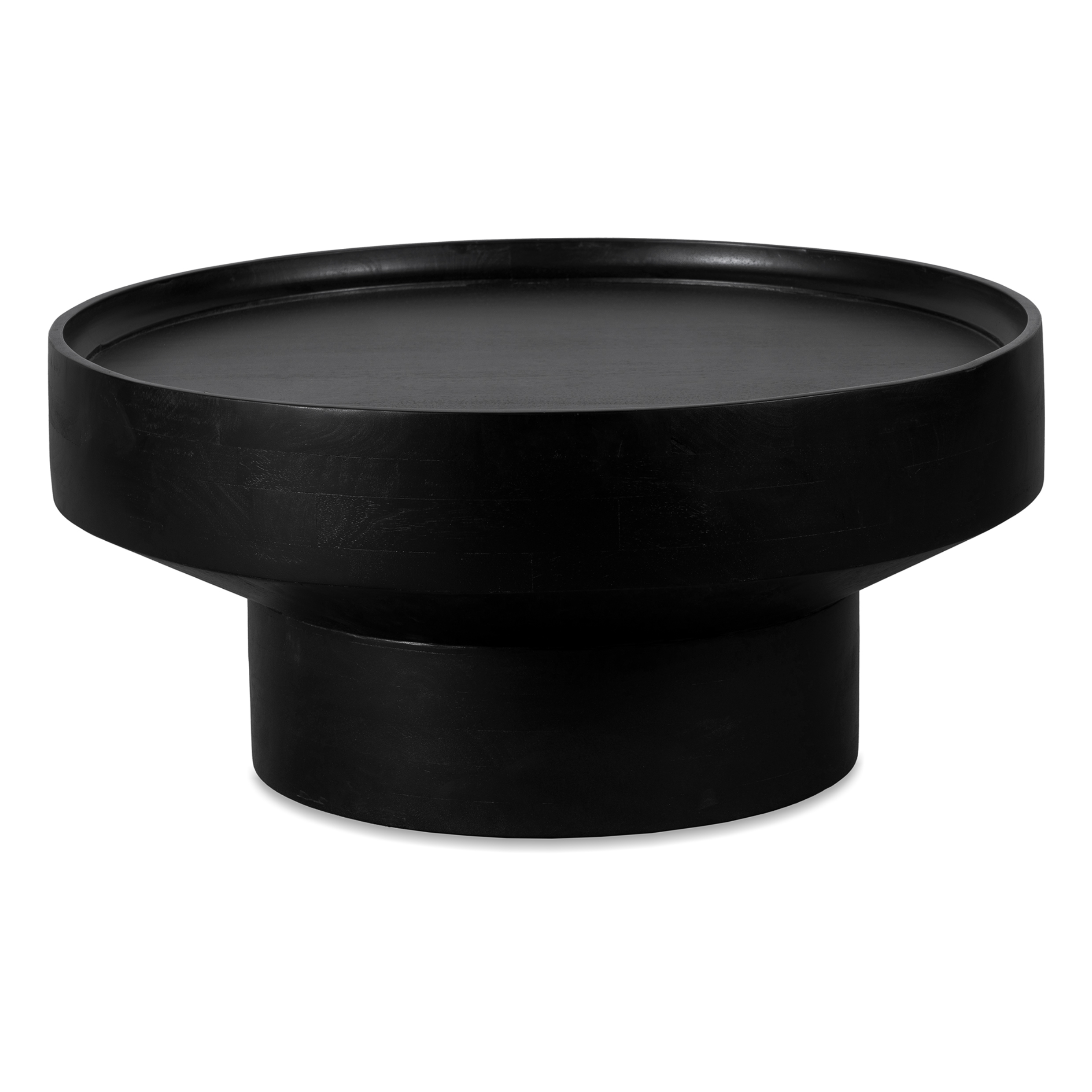 Lewis & Loft Salontafel Luus - FSC mangohout - Rond ⌀80- Zwart