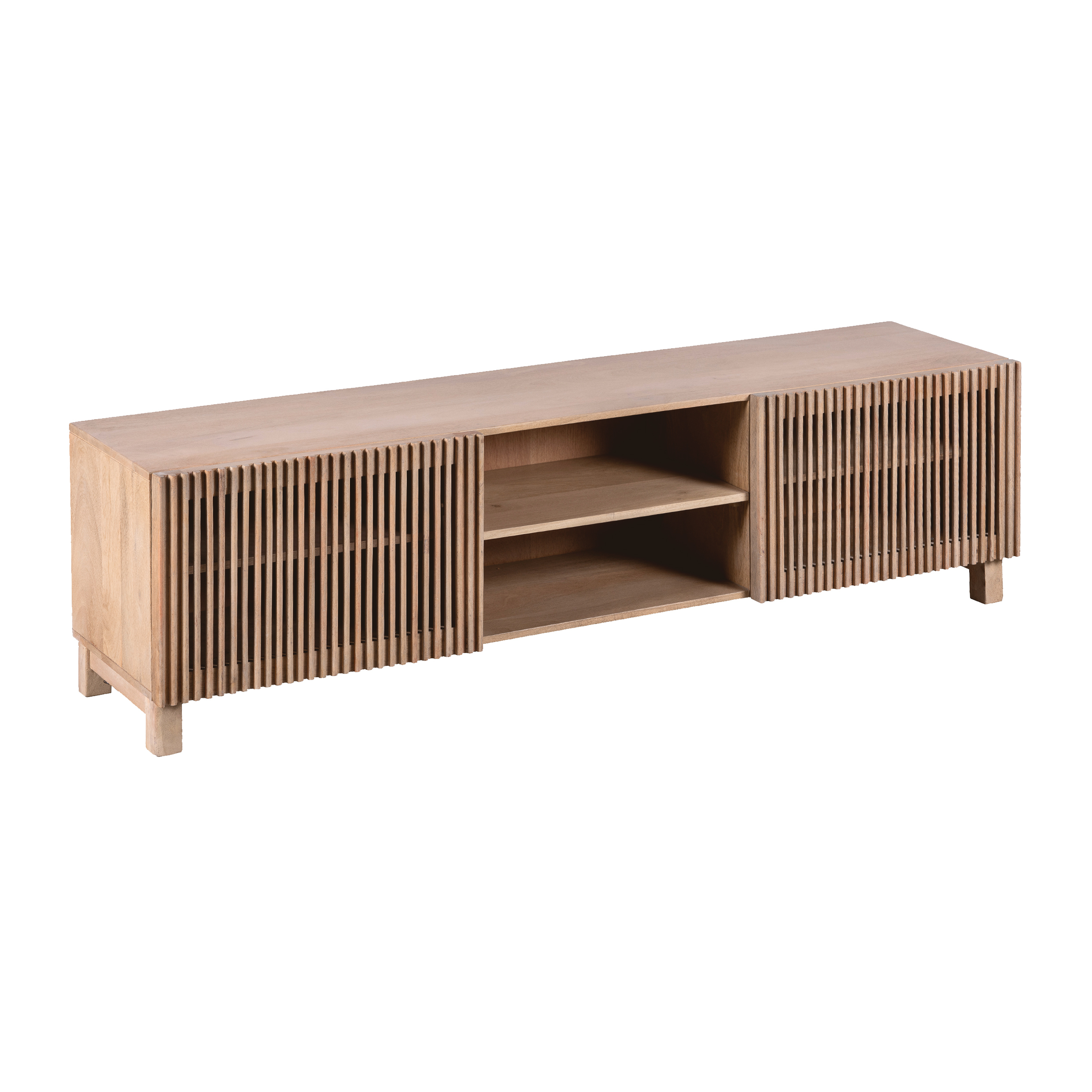 Lewis & Loft TV meubel Lucille- FSC mangohout - Naturel