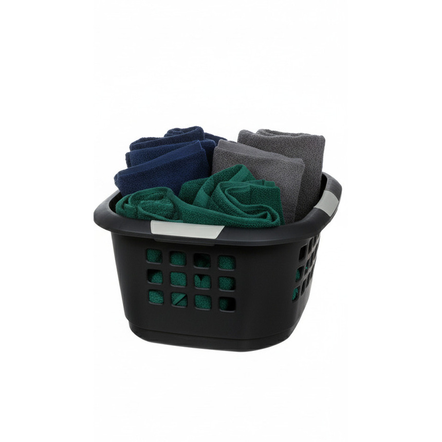Benson Wasmand extra groot - antraciet - kunststof - 51 liter - 67 x 47 x 27 cm -