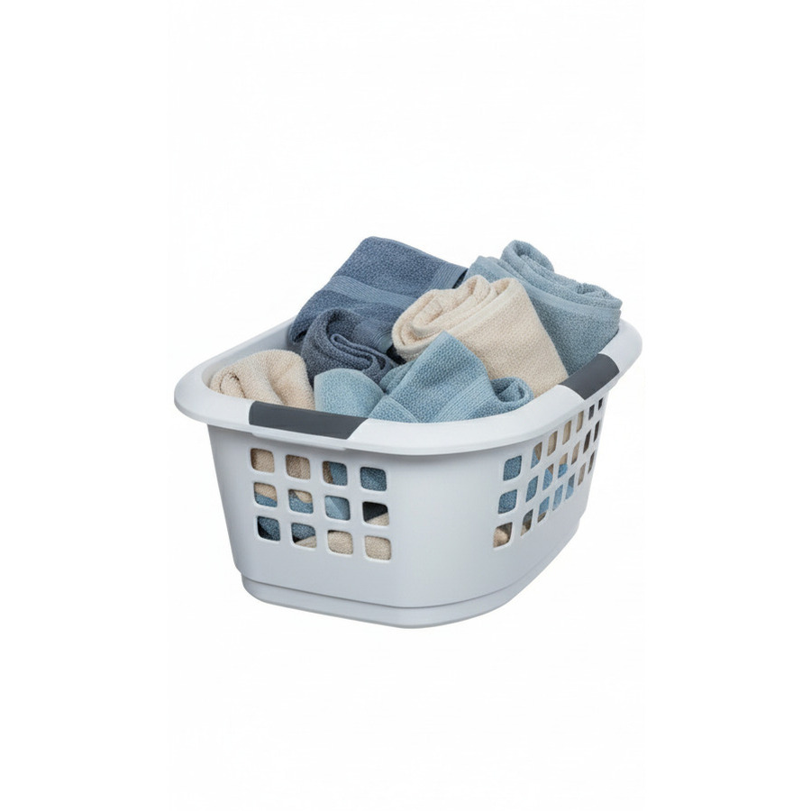 Benson Wasmand extra groot - wit - kunststof - 51 liter - 67 x 47 x 27 cm -