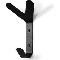 Spinder Design Frondo Hook wandkapstok 16 cm breed - zwart