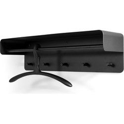 Spinder Design Arcus 70 wandkapstok - zwart