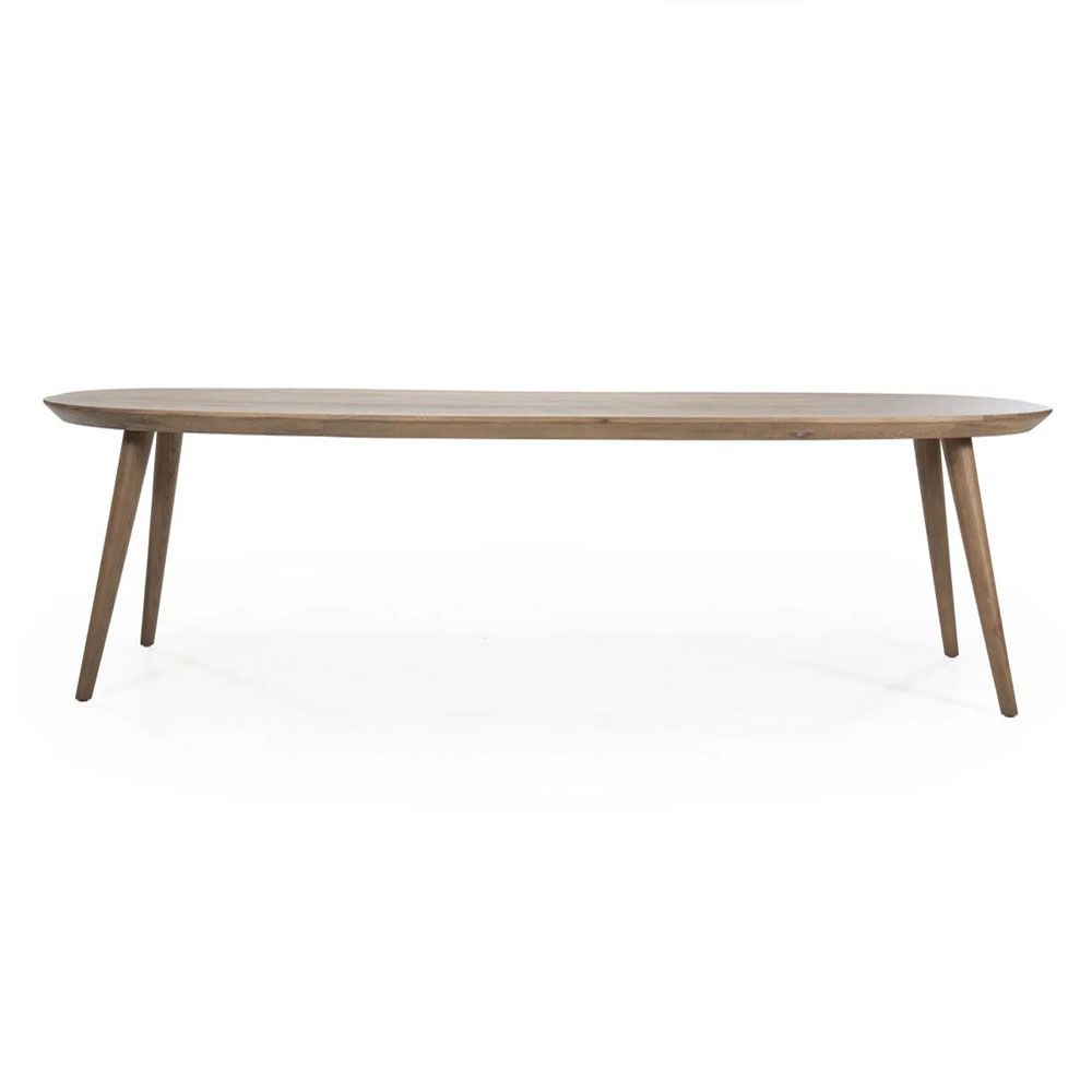 Eleonora Eettafel Elijah 260x100 cm - bruin