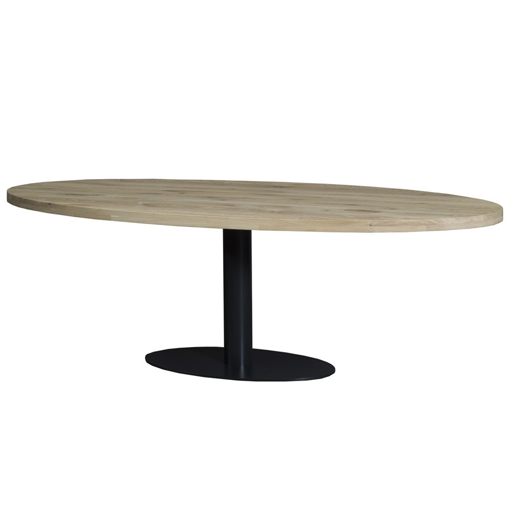 Countrylifestyle Rocks Ovale Eettafel 230x110cm + bistropoot