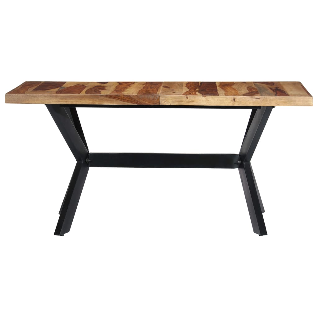 vidaXL Eettafel 140x70x75 cm massief acaciahout