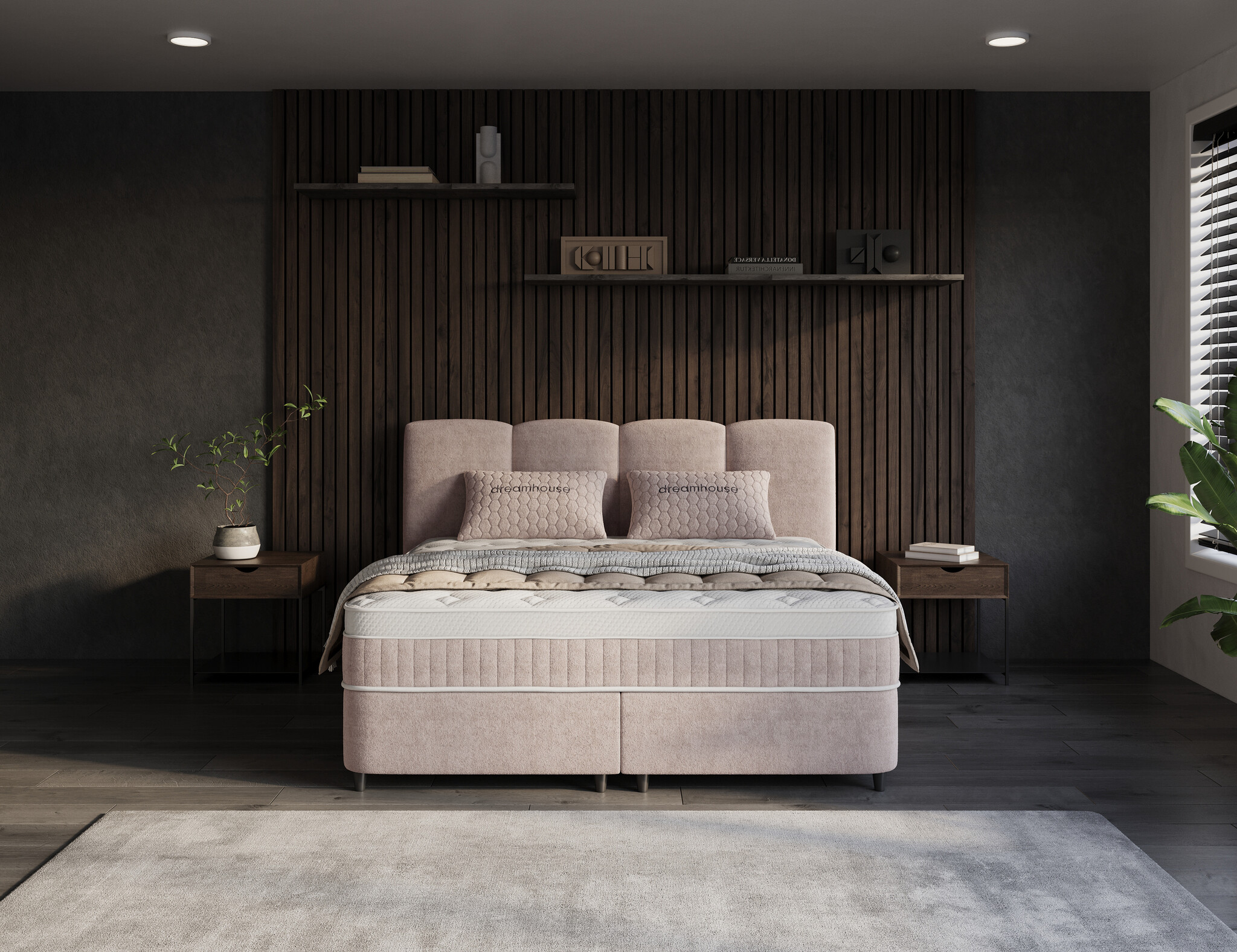 Dreamhouse Opbergboxspring Allure- Taupe