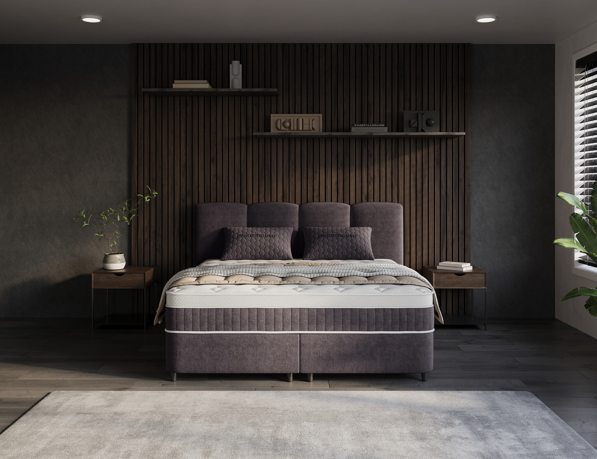 Dreamhouse Opbergboxspring Allure- Antraciet