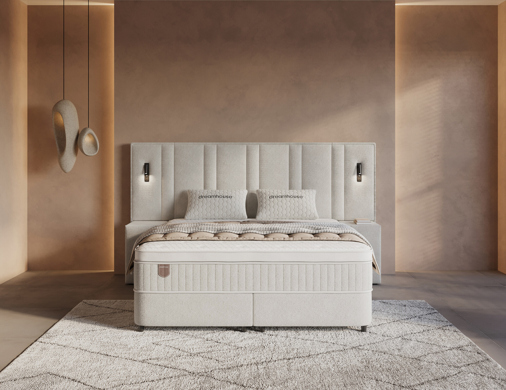 Dreamhouse Opbergboxspring Royal XL incl. 2 nachtkasten