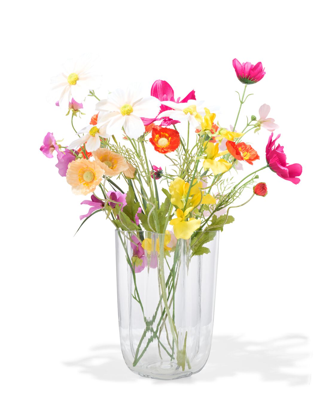 HEMA Vaas 27cm glas transparant (transparant)