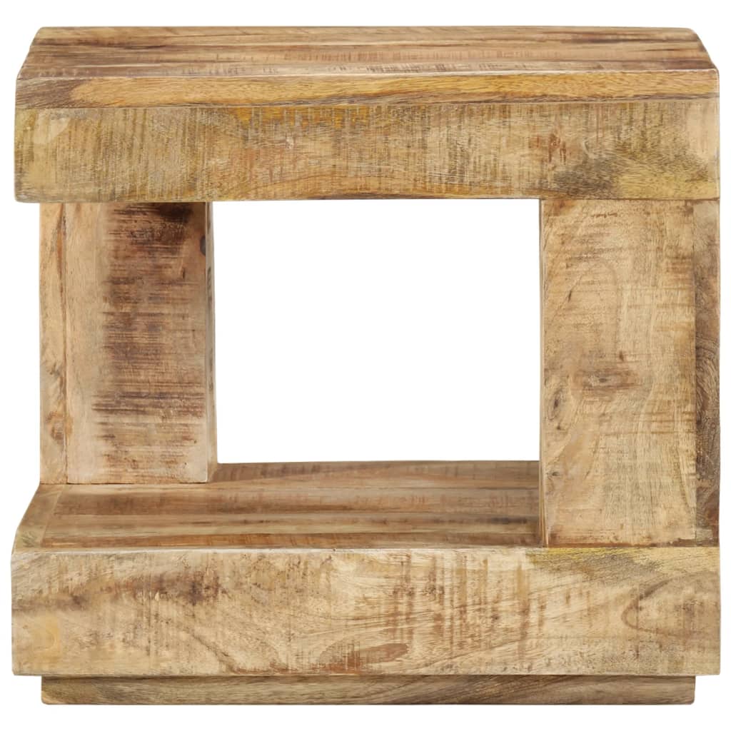 vidaXL Salontafel 45x45x40 cm massief mangohout