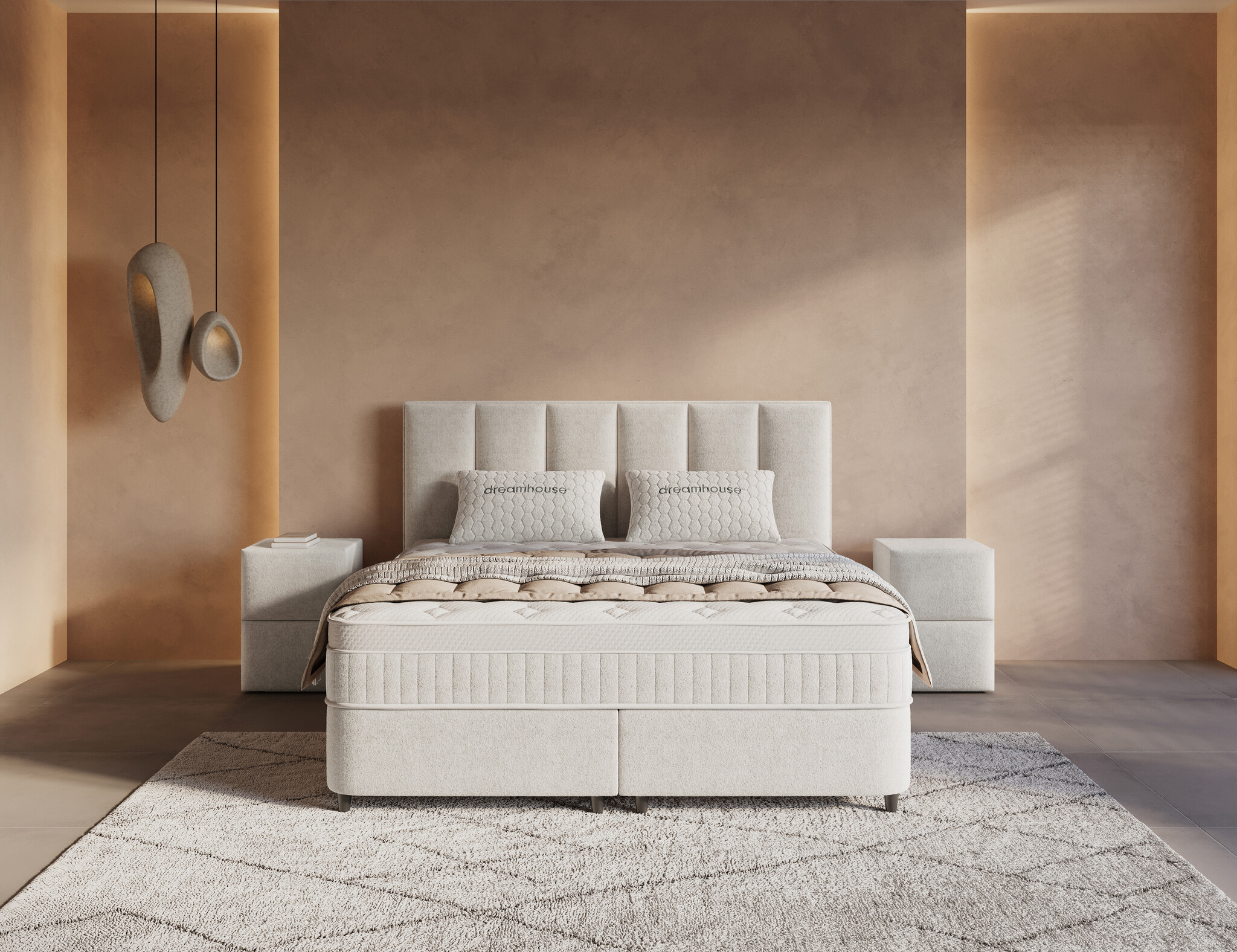 Dreamhouse Opbergboxspring Linea- Beige