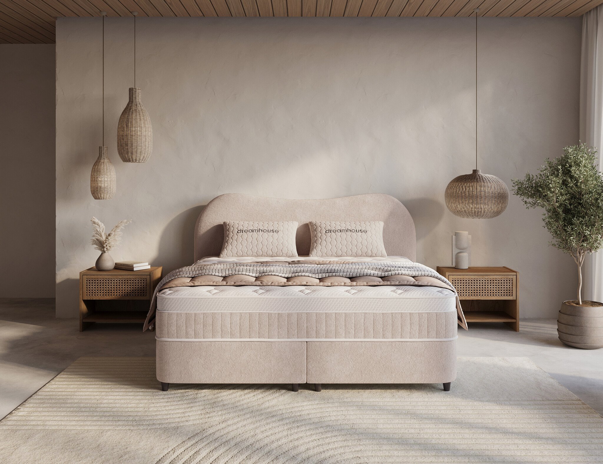 Dreamhouse Opbergboxspring Arcus- Beige