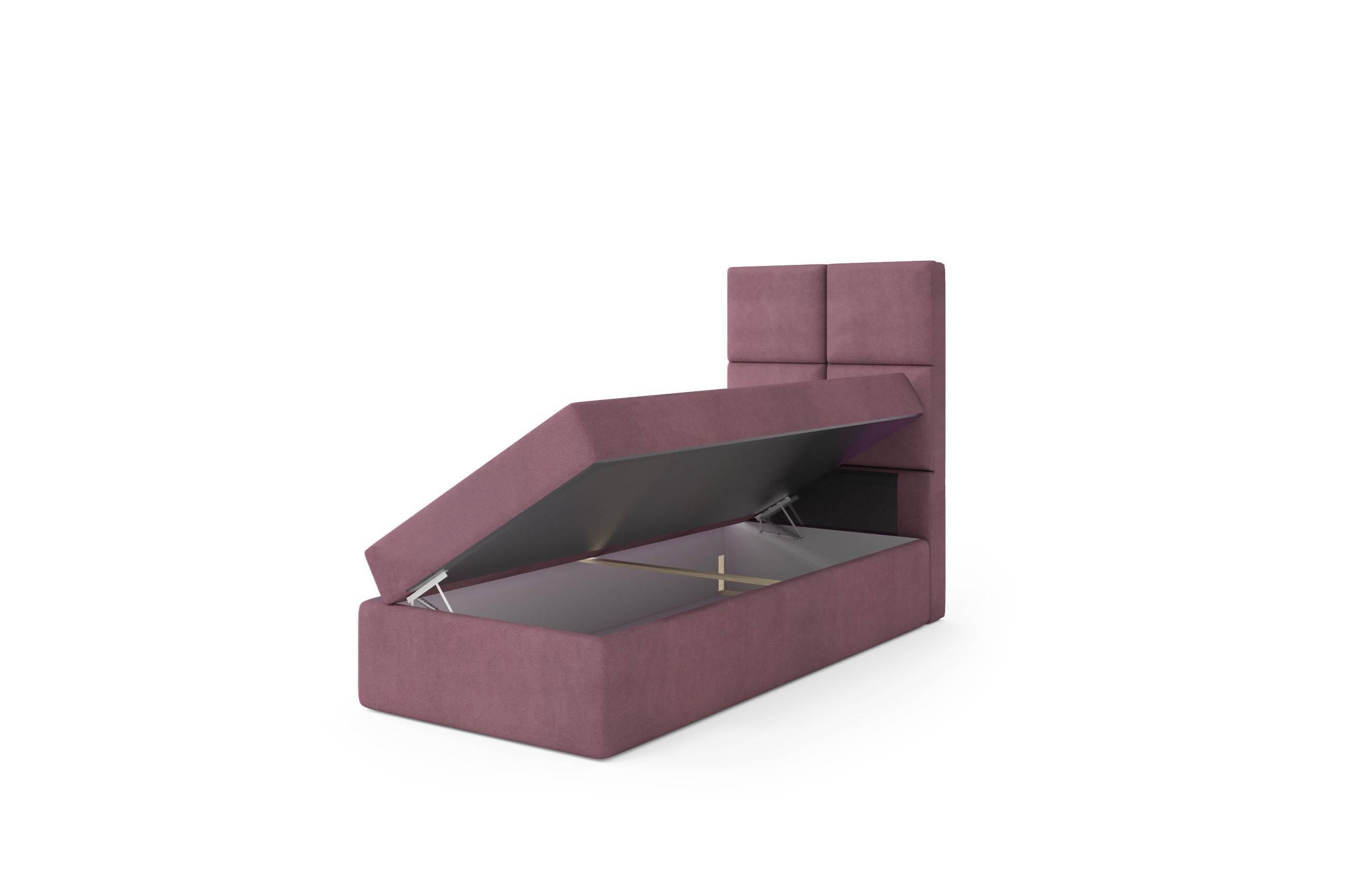 Ropez Boxspring León met opbergruimte velvet | 