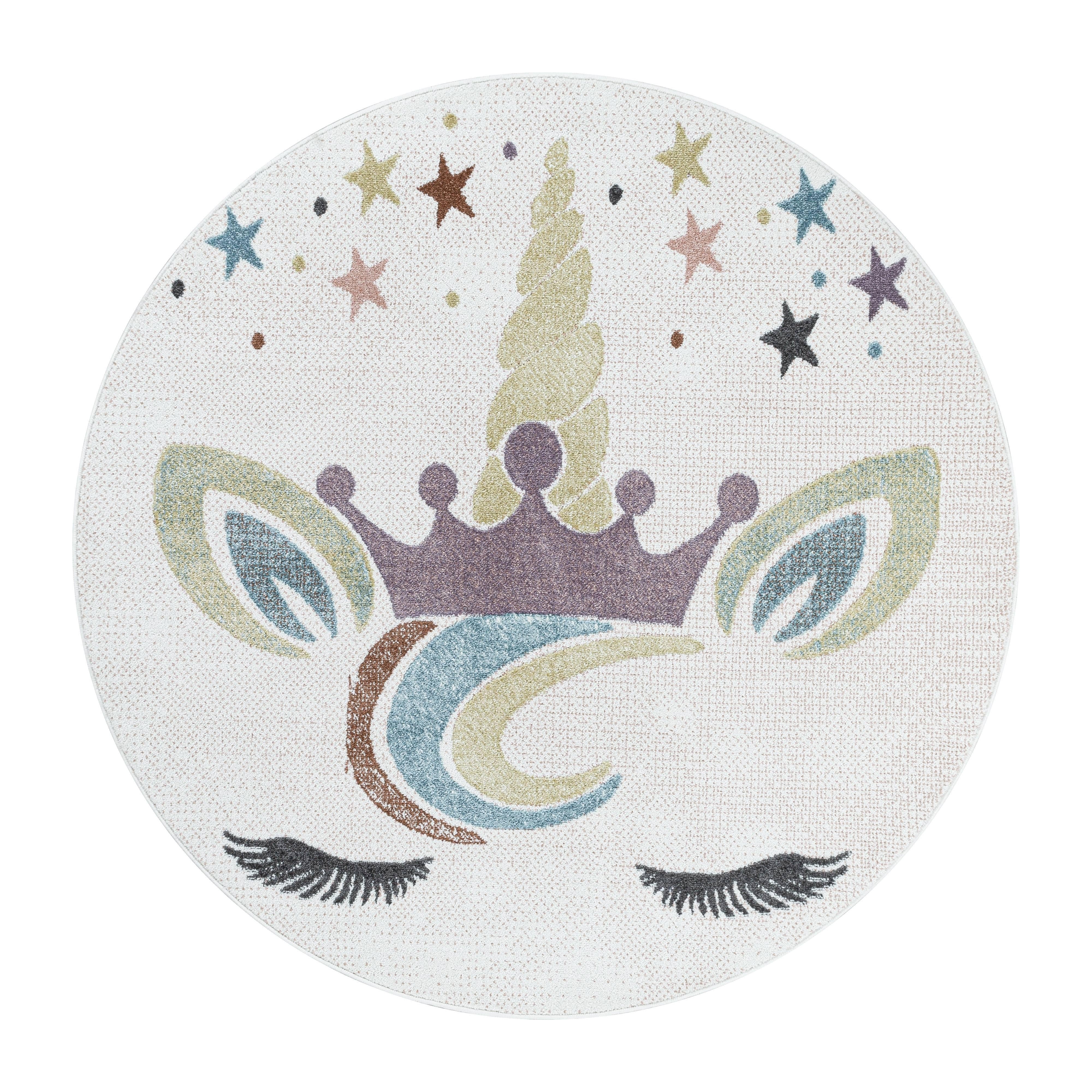 Ayyildiz Kindervloerkleed Calder rond | 