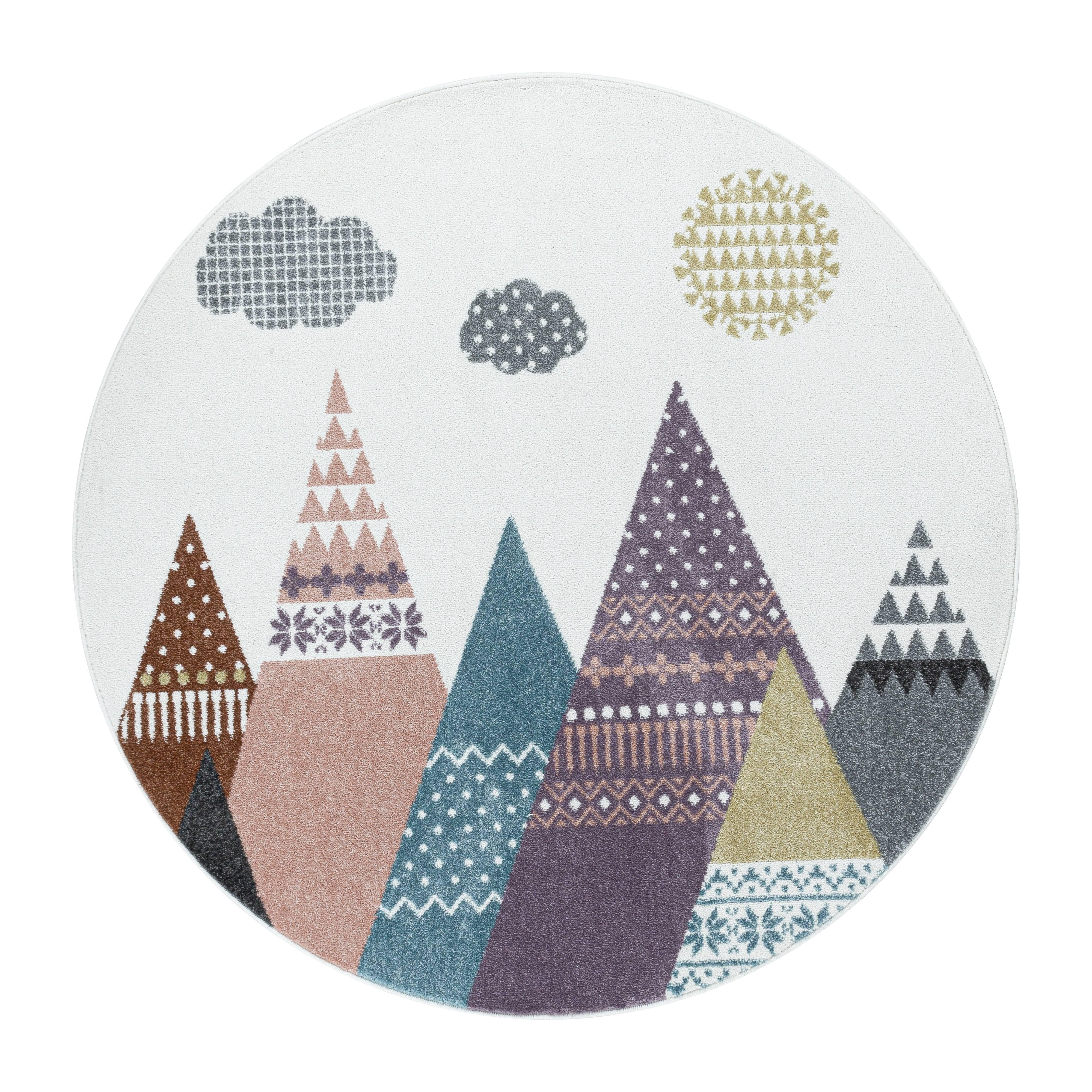 Ayyildiz Kindervloerkleed Caldre rond | 