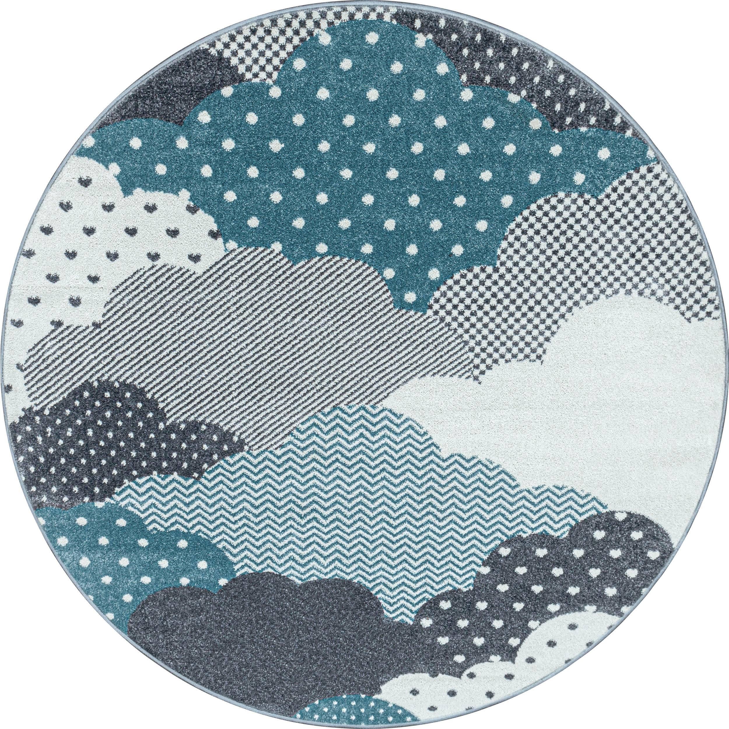 Ayyildiz Kindervloerkleed Spike rond | 