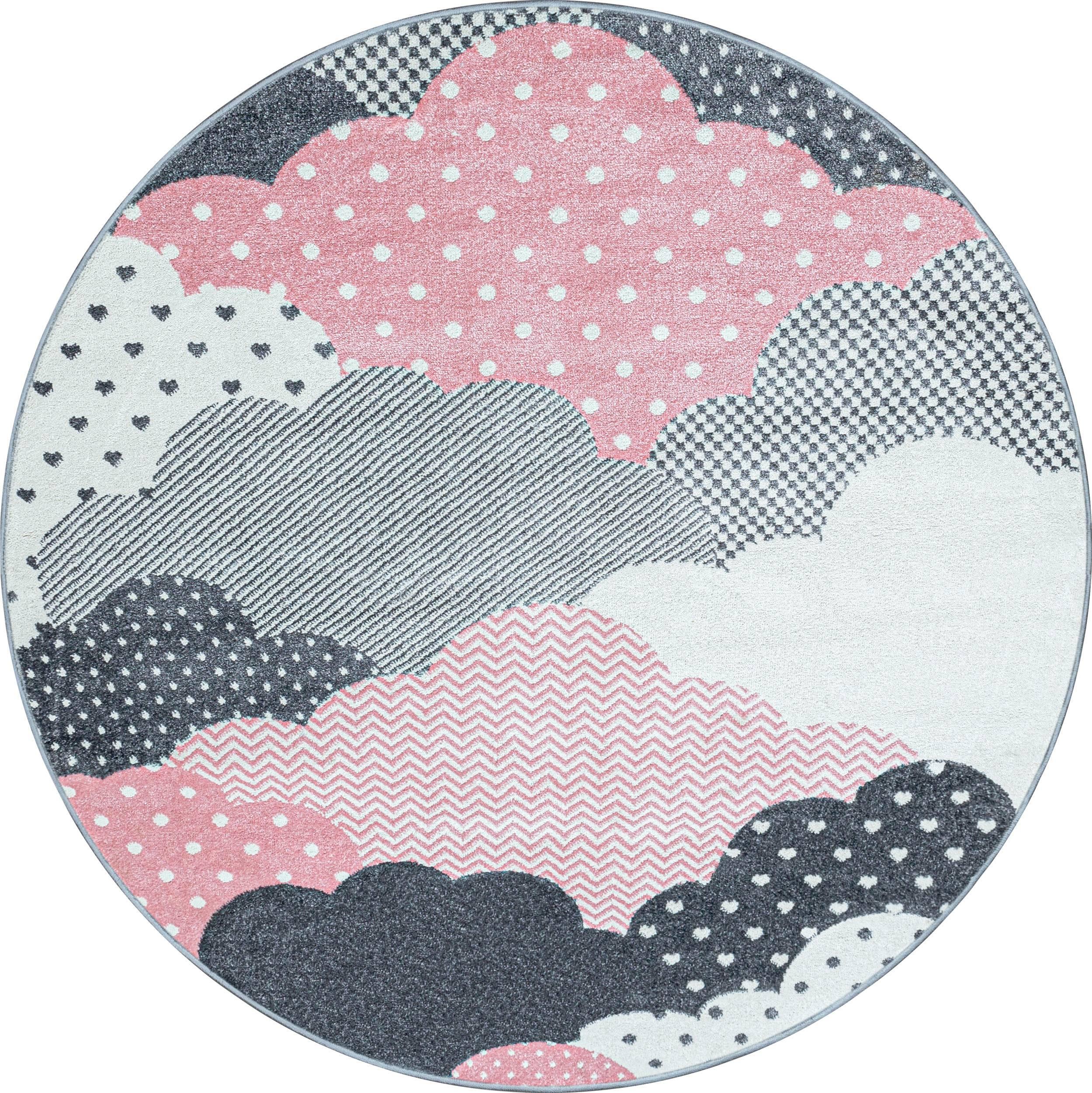 Ayyildiz Kindervloerkleed Spike rond | 