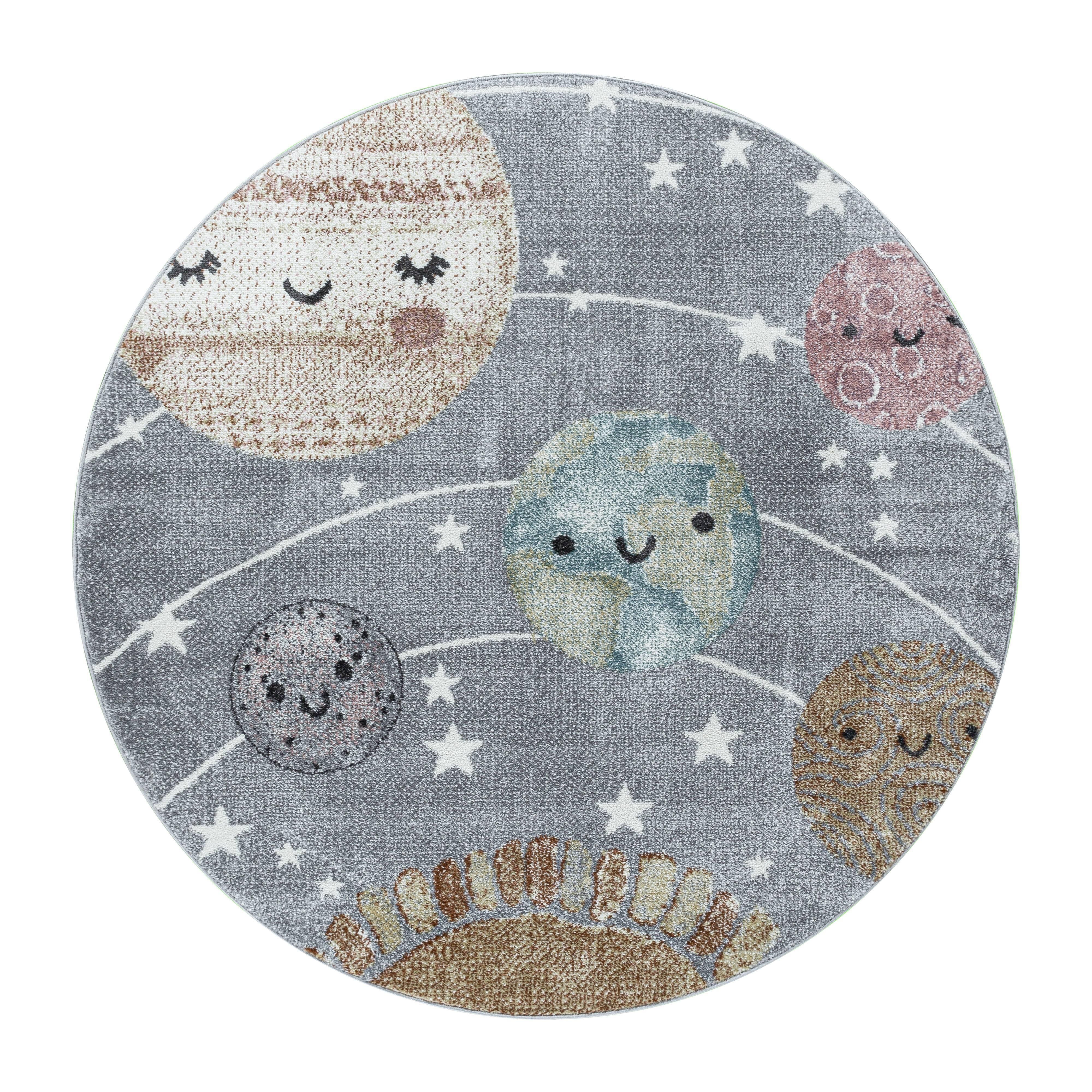 Ayyildiz Kindervloerkleed Arleigh rond | 