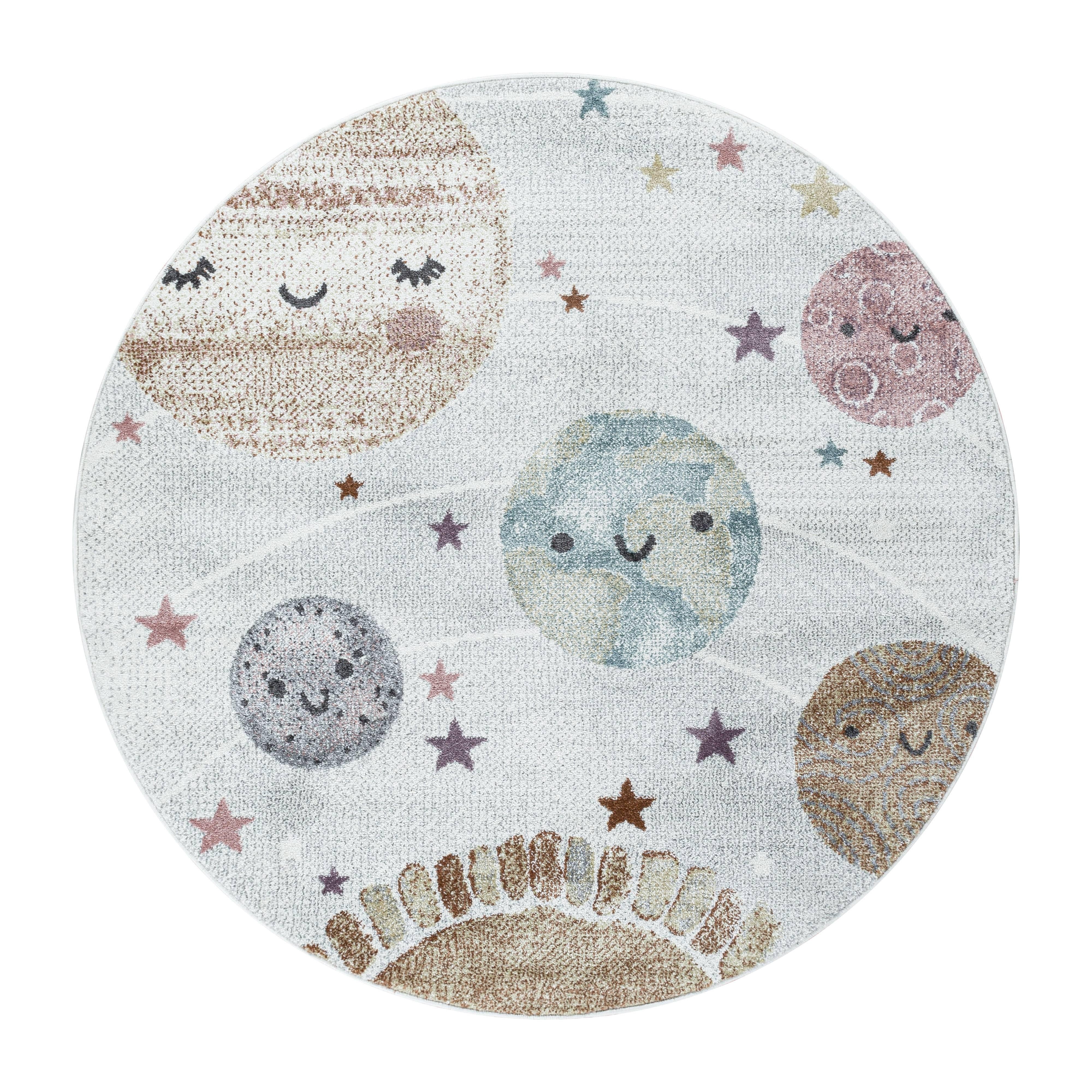Ayyildiz Kindervloerkleed Arleigh rond | 
