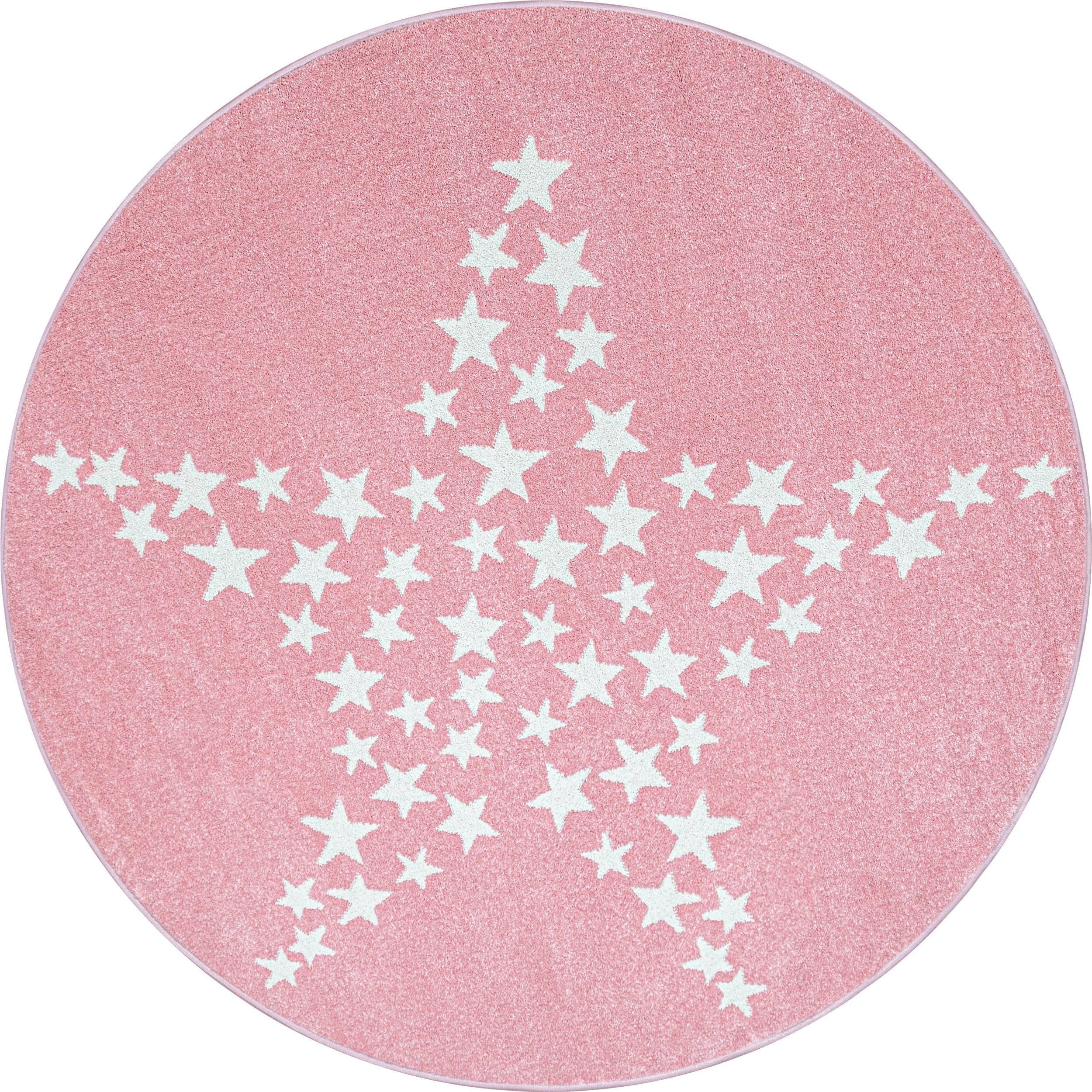 Ayyildiz Kindervloerkleed Star rond | 