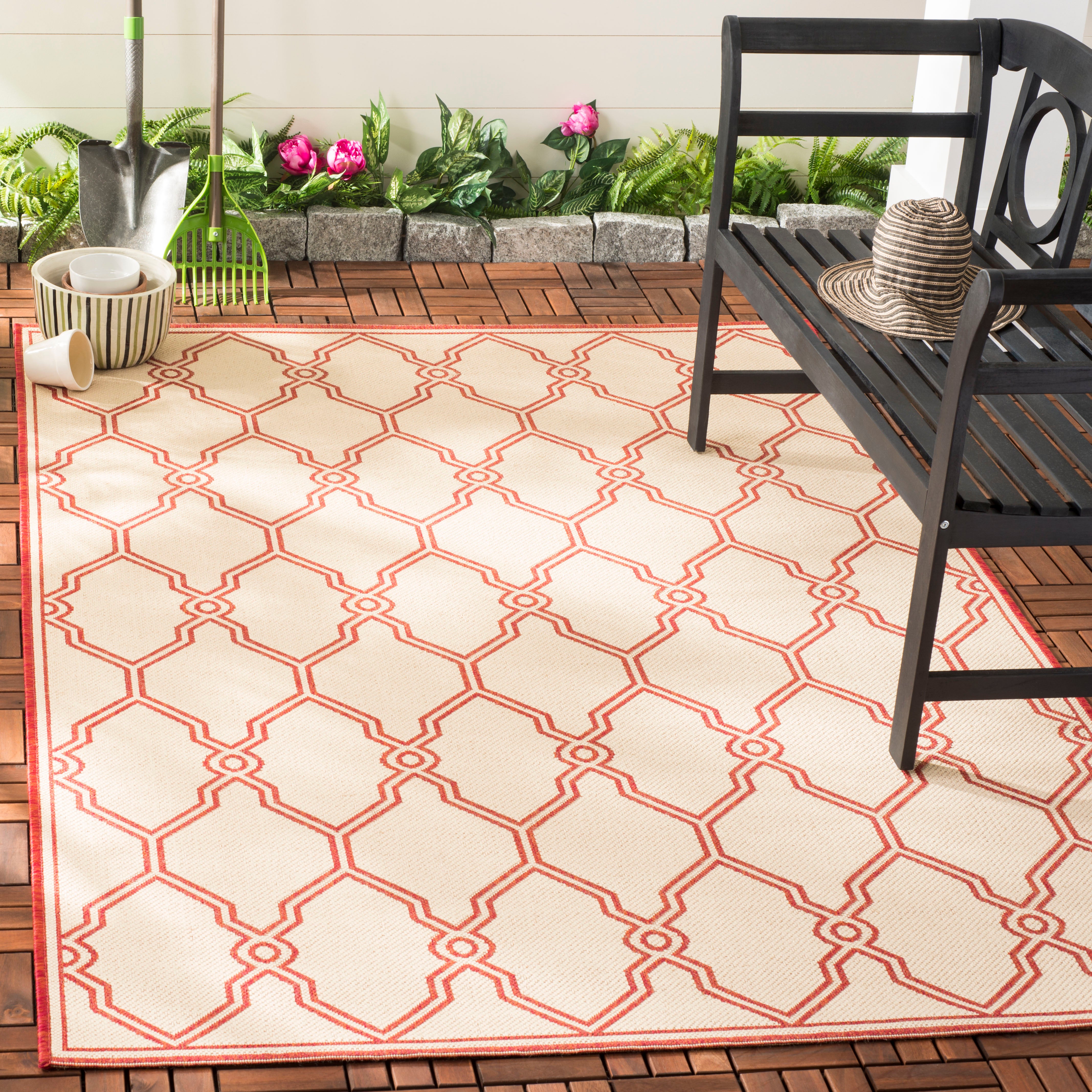 Safavieh Vloerkleed Lonian  in- & outdoor | 