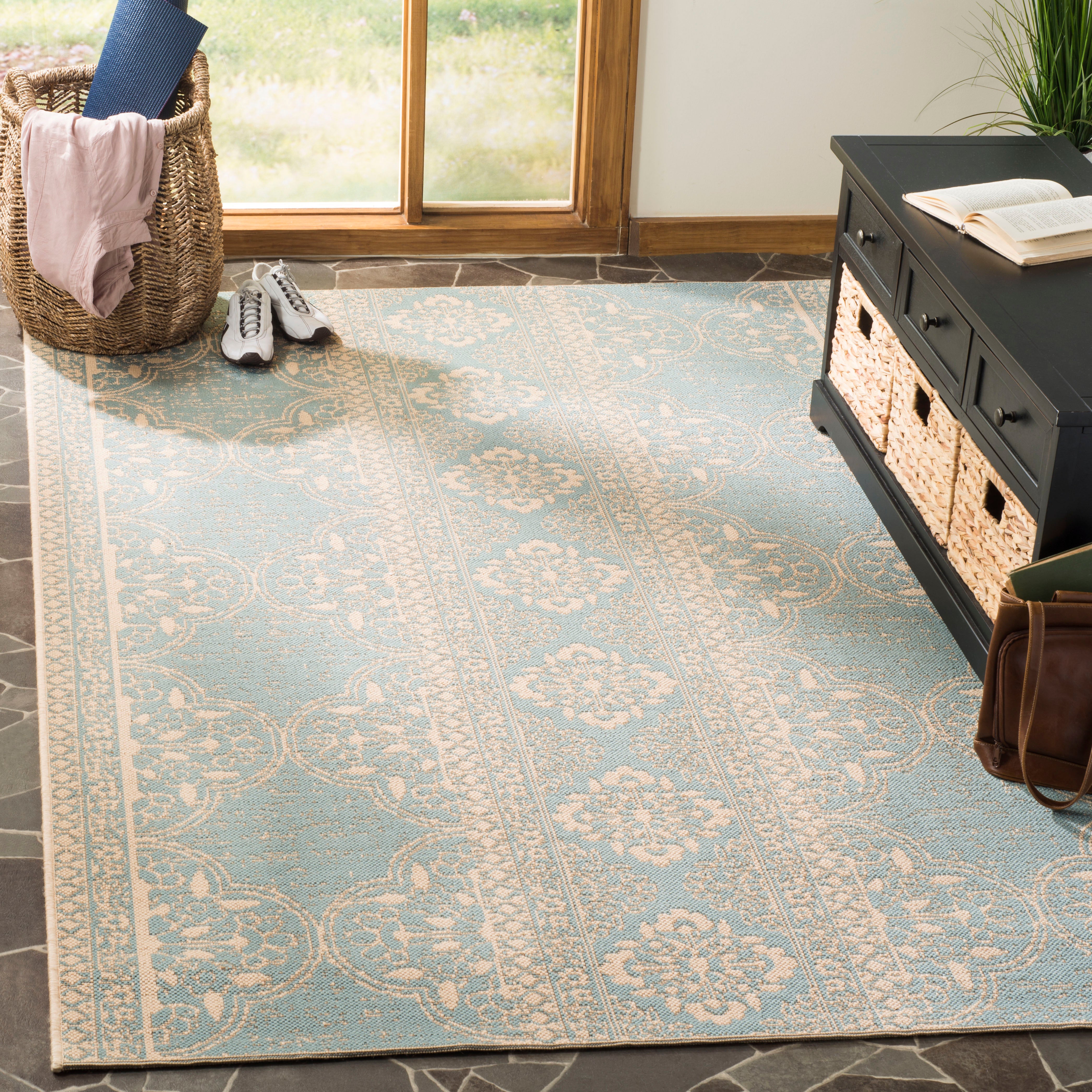 Safavieh Buitenkleed Isla Aqua | 