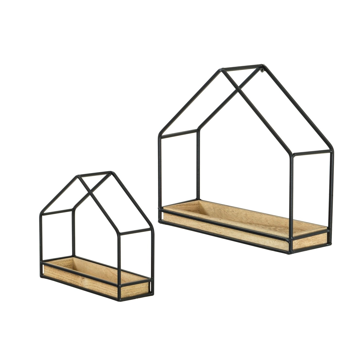 Furniteam Set van 2 wandplanken Kenny | 