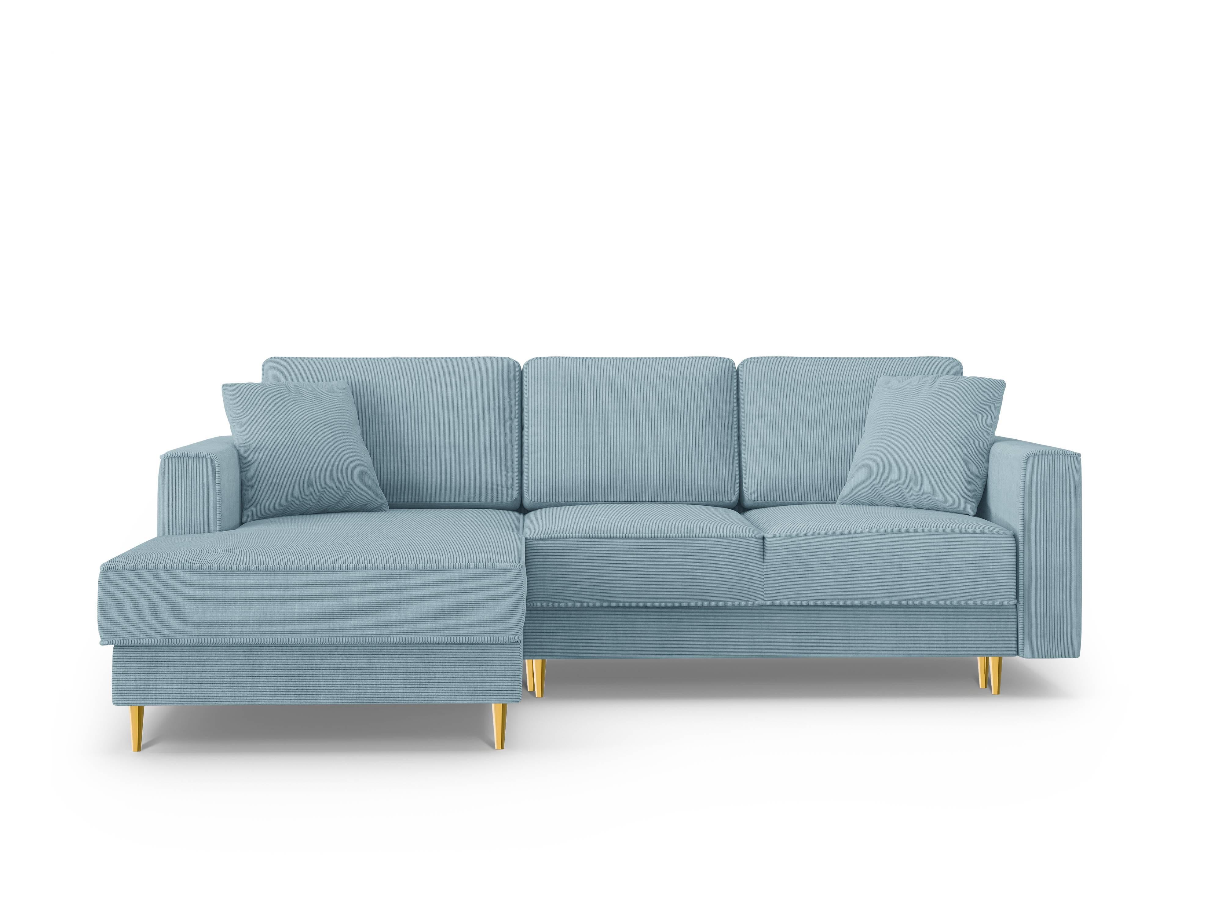 Cosmopolitan Design Hoekslaapbank Fano ribstof links | 