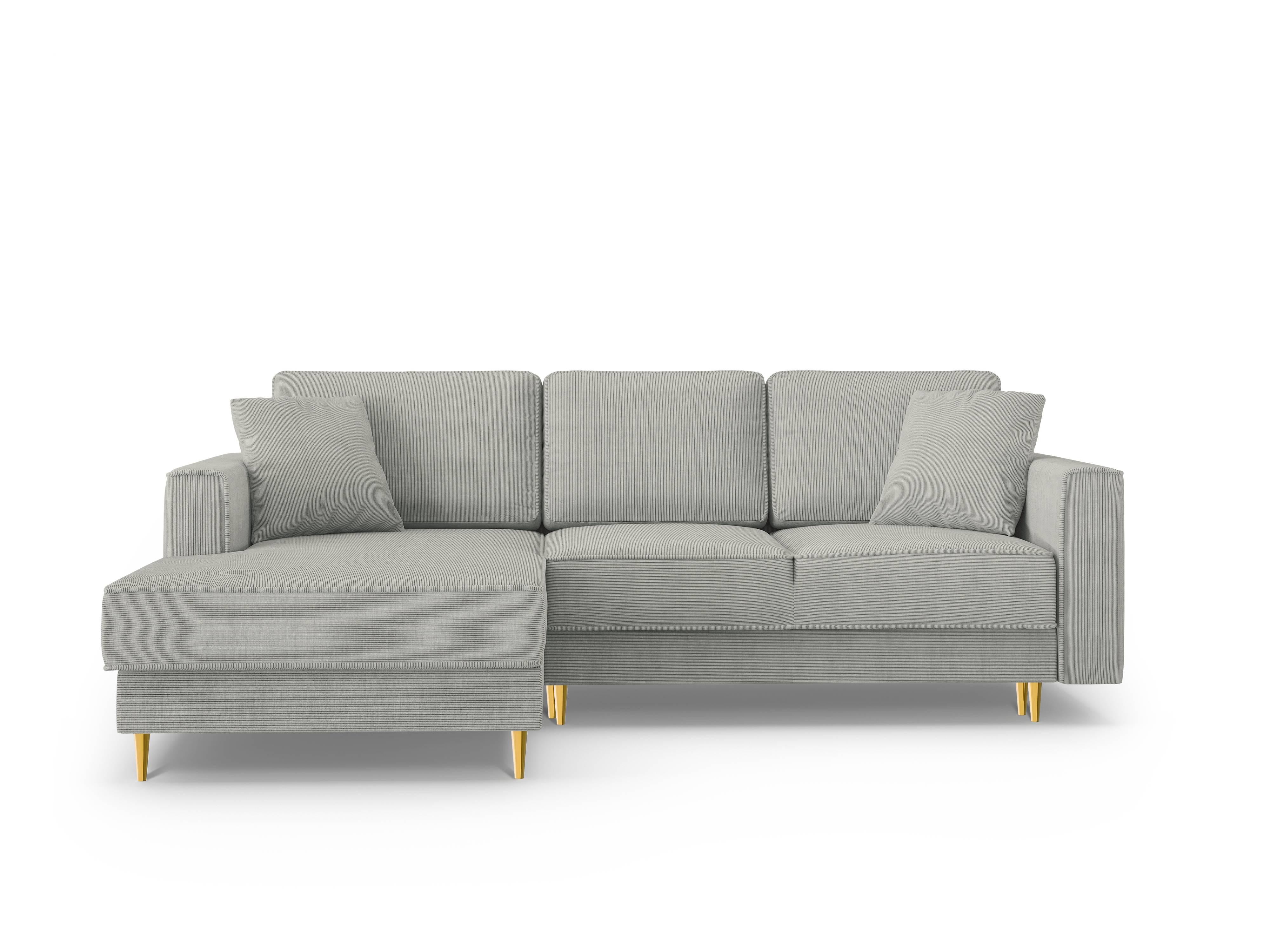 Cosmopolitan Design Hoekslaapbank Fano ribstof links | 