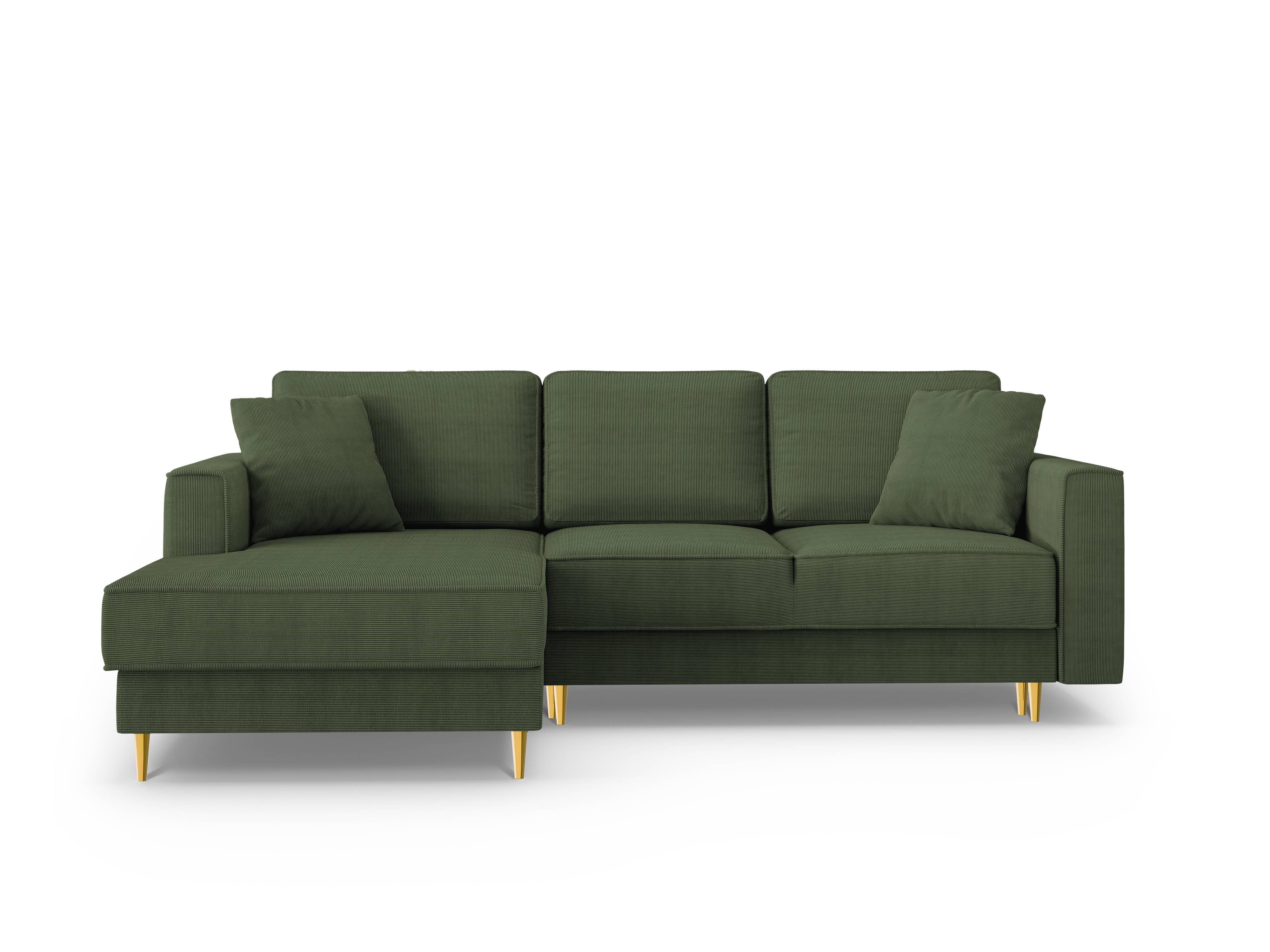 Cosmopolitan Design Hoekslaapbank Fano ribstof links | 