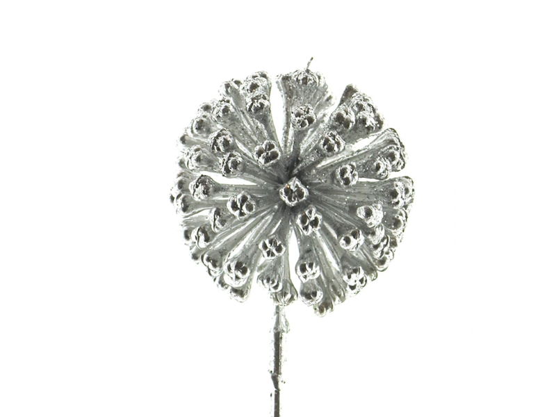 Hortus Kunstbloem allium ball silver, 27 cm - 