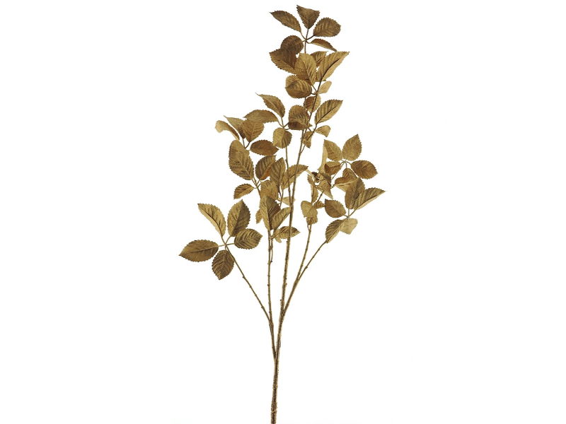 Hortus Kunsttak rose leaf spray oslo gold 120 cm - 